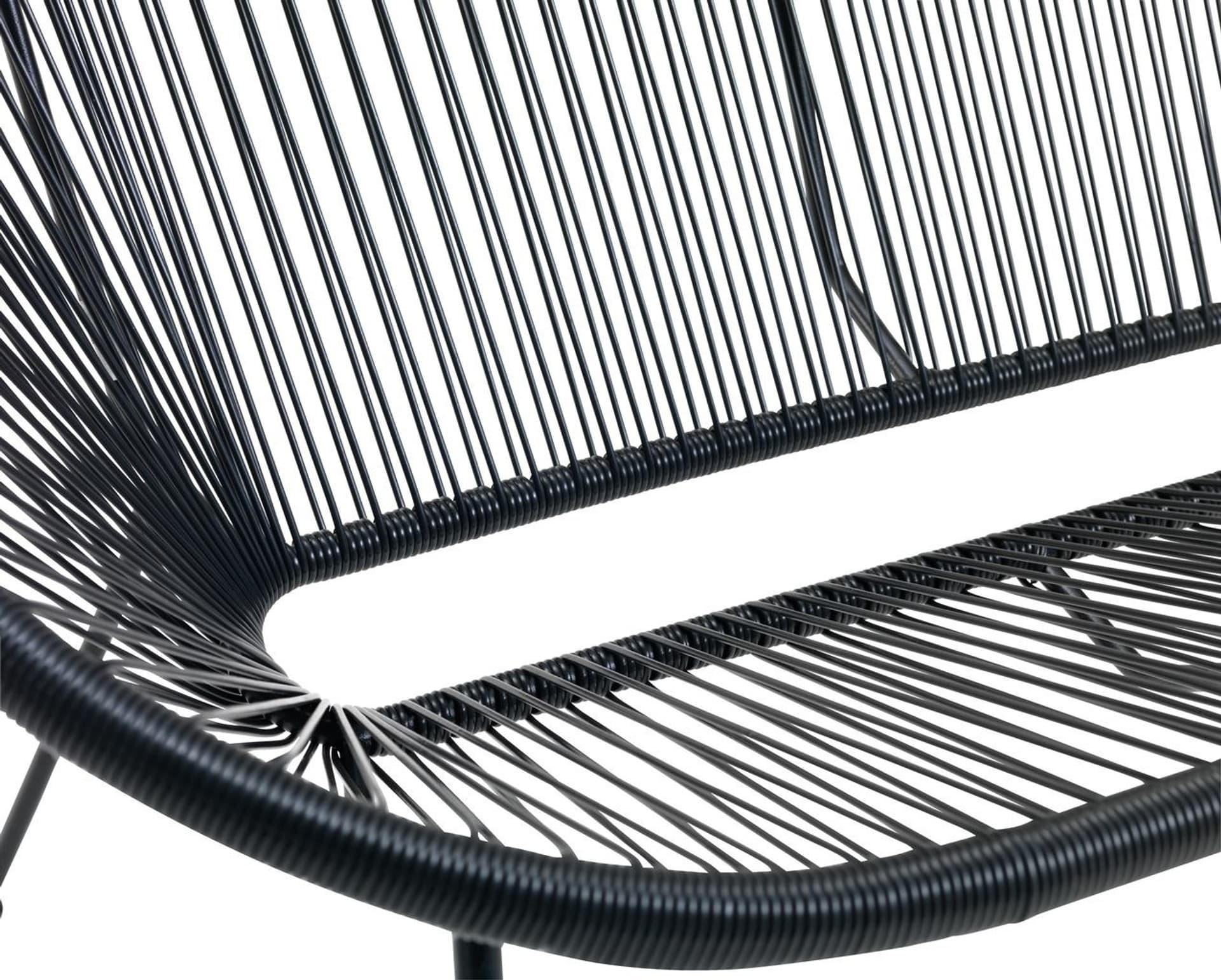 

Sofa ogrodowa UBBERUP czarny