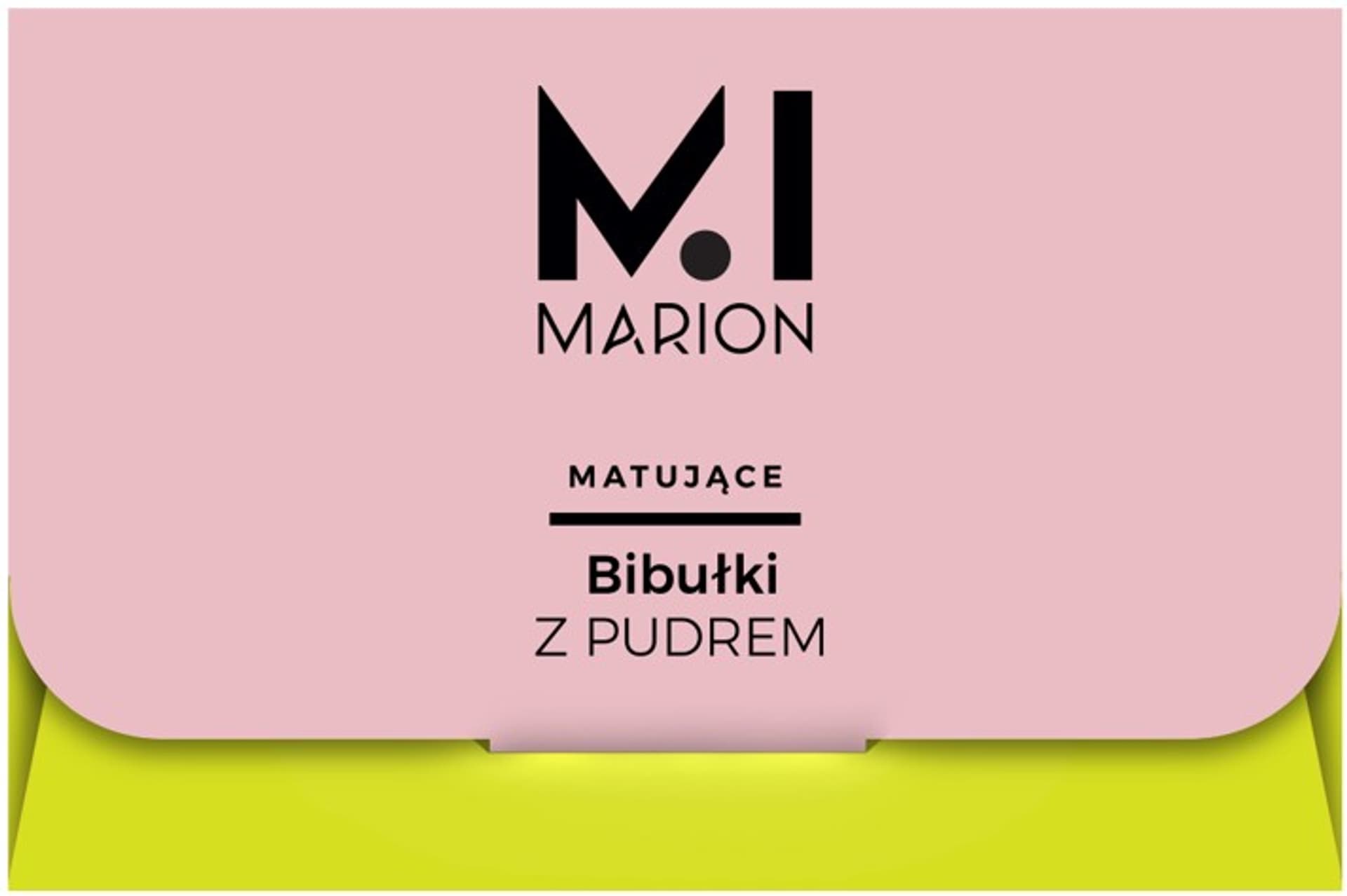 

MARION Bibułki matujące z pudrem 1op.-30szt.