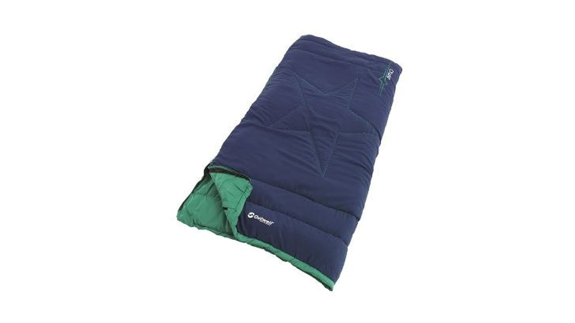 

Outwell Champ Kids Ocean Blue, Sleeping Bag, 150 x 70 cm, 2 way open, L-shape, Blue