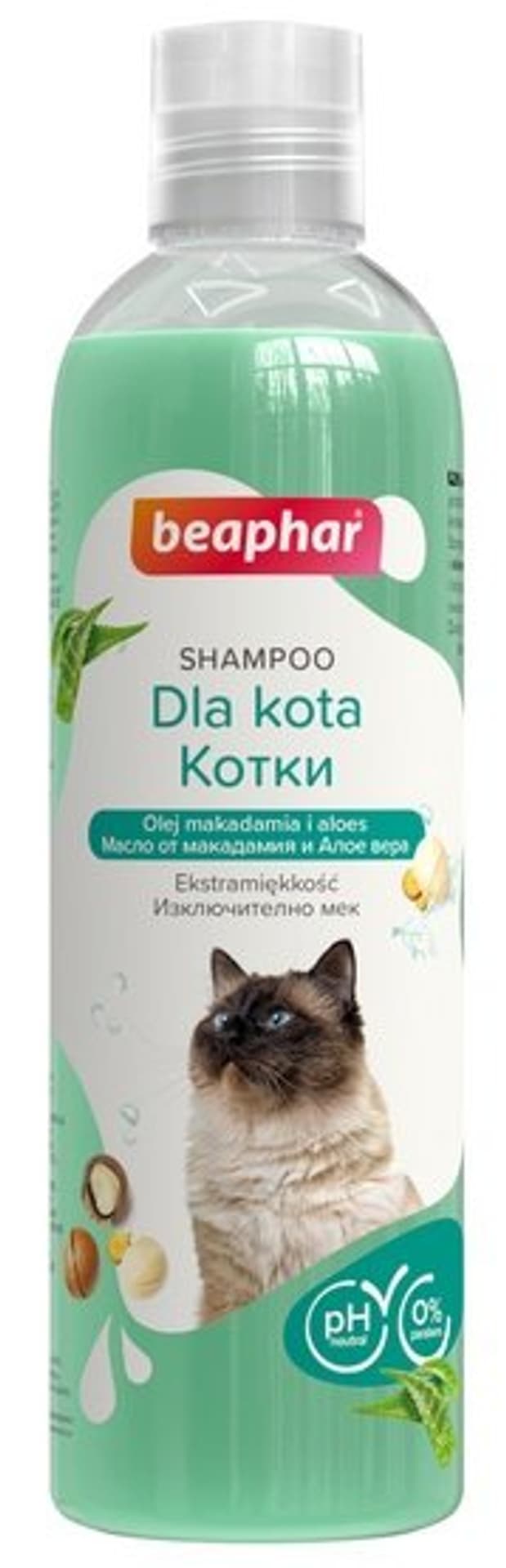 

Beaphar Szampon z olejkiem makadamia dla kota 250ml