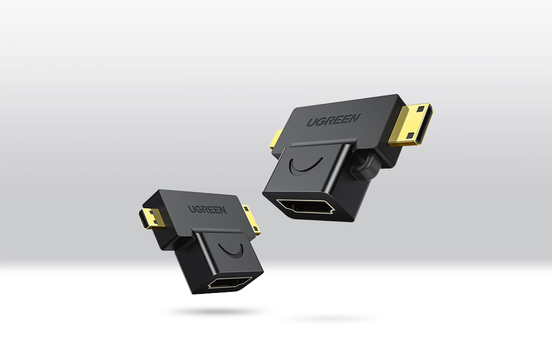 

Adapter mini / micro HDMI do HDMI UGREEN 20144 (czarny)