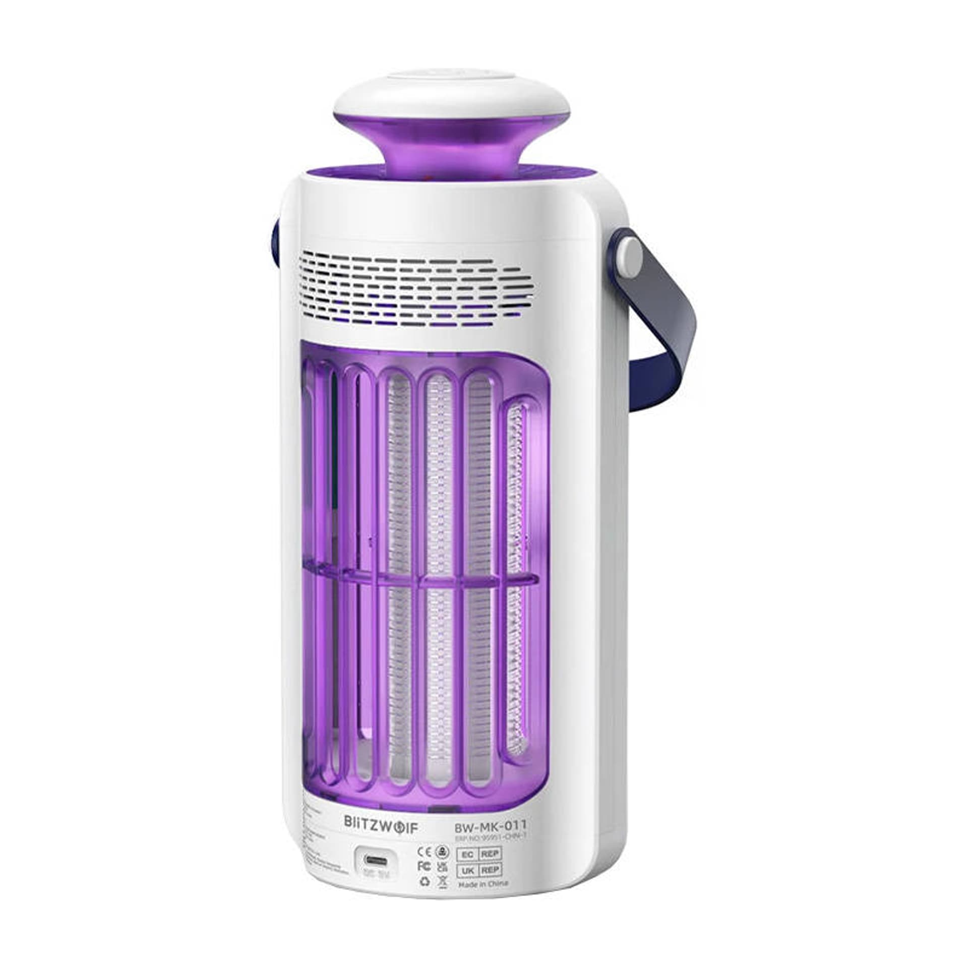 

Lampa na komary, UV, 5W, USB, 2000mAh Blitzwolf BW-MK011 (czarna)