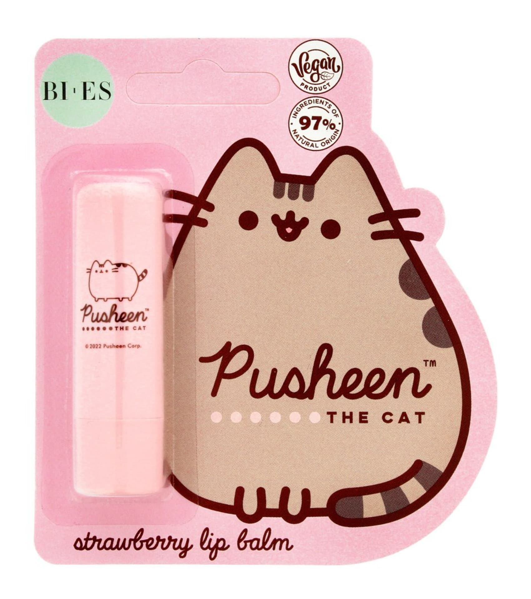 

Bi-es Pusheen The Cat Pomadka ochronna do ust-Truskawka 4g
