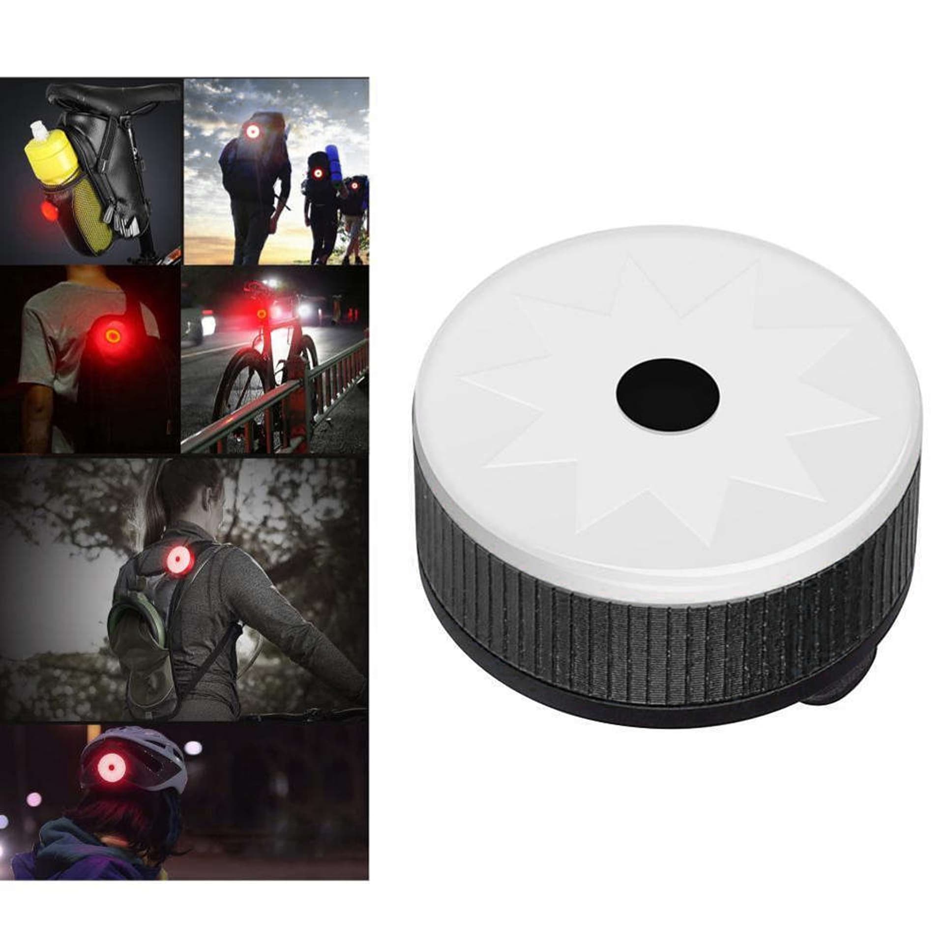 

Światło rowerowe Tylne Czerwony LED pod siodełko Migająca lampa na rower