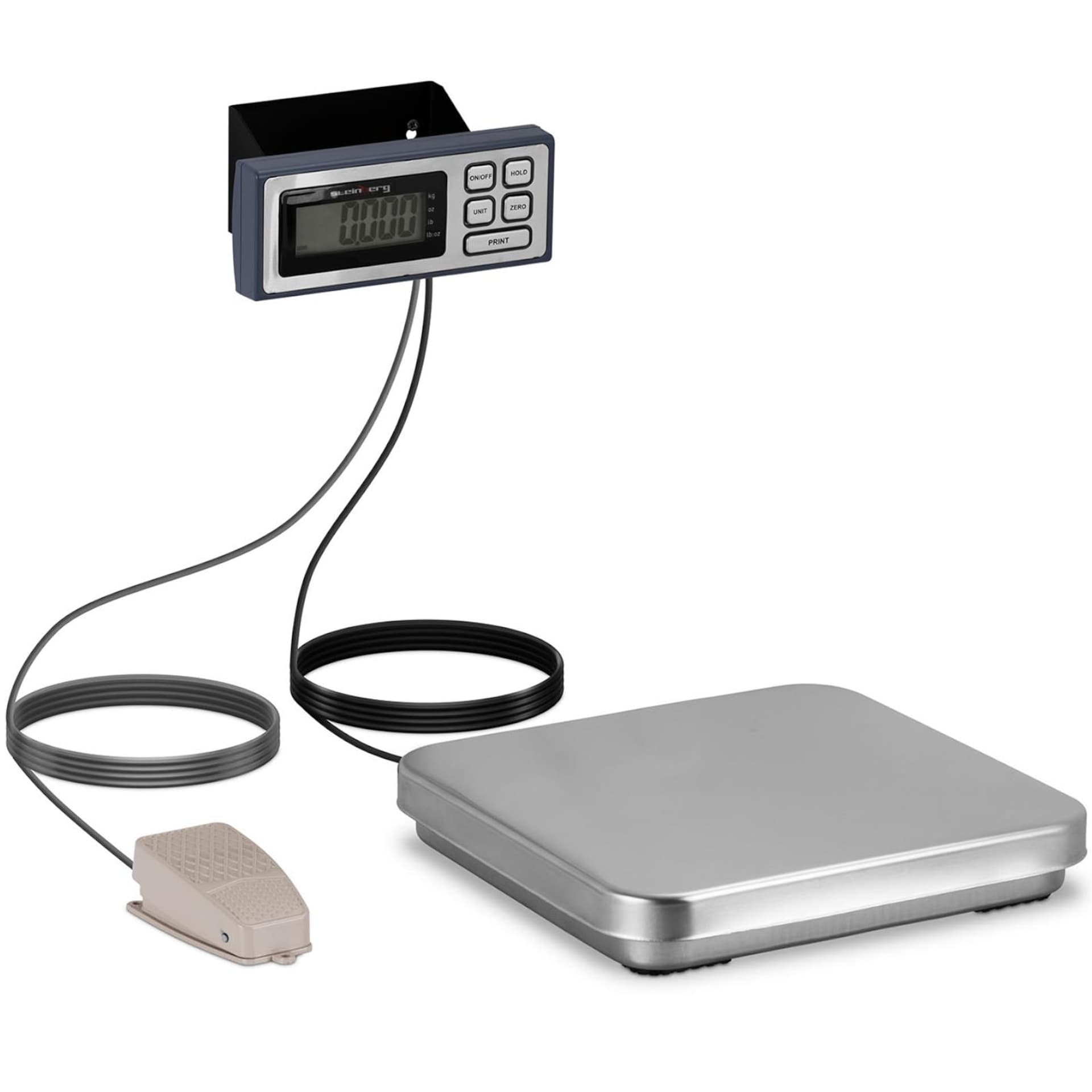 

Waga kuchenna spożywcza do pizzy z pedałem nożnym LCD 10 kg / 2 g 32 x 31 cm