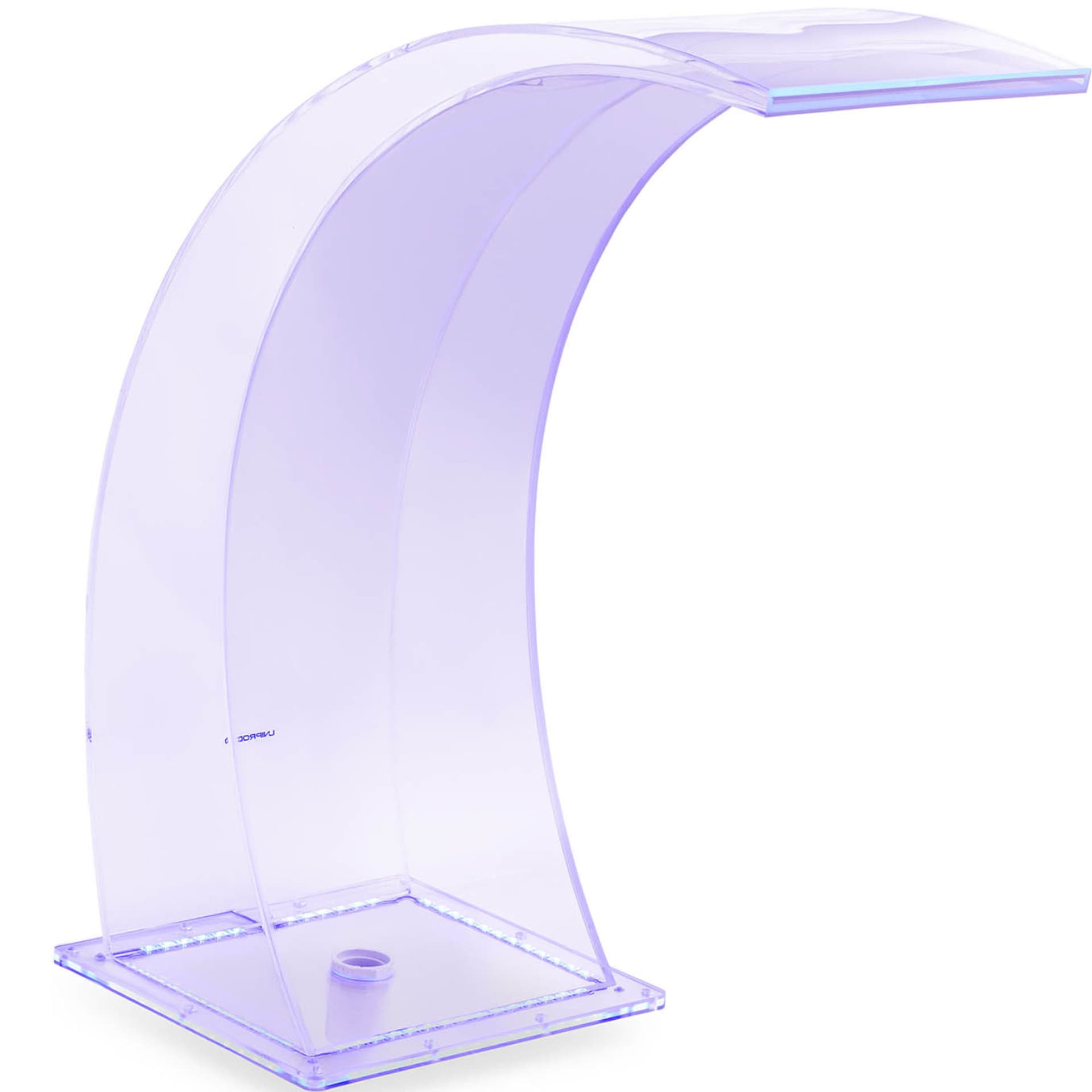 

Wylewka wodospadowa z oświetleniem LED 35 cm wypływ wody 303 mm