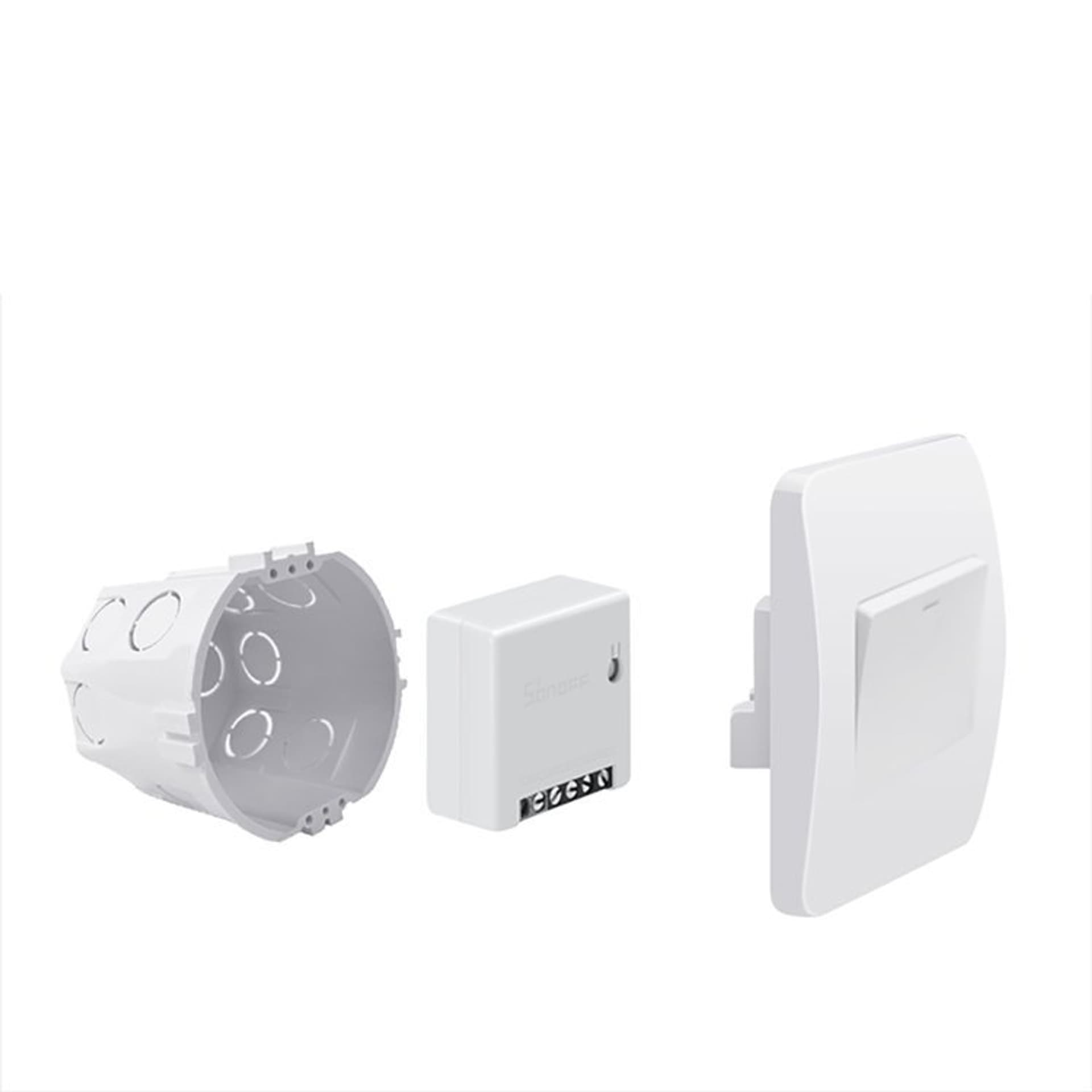 

Sonoff MINI R2 WI-FI dopuszkowy przekaźnik przełącznik sterownik Wi-Fi do 10 A biały (M0802010010)