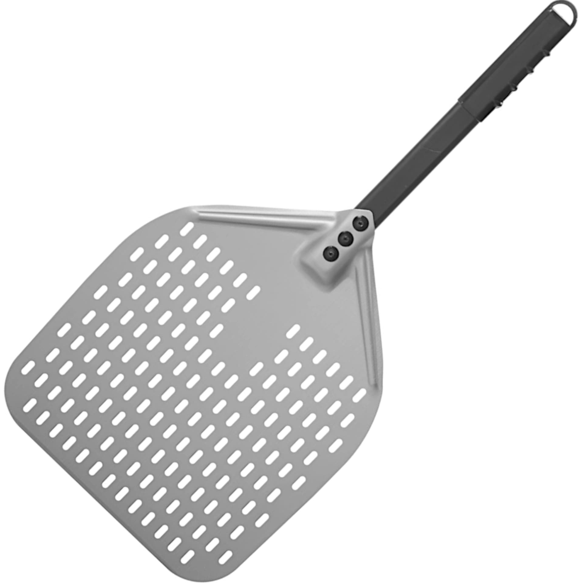 

Łopata do pizzy z krótką rączką perforowana kwadratowa 300 x 660 mm - Hendi 618097