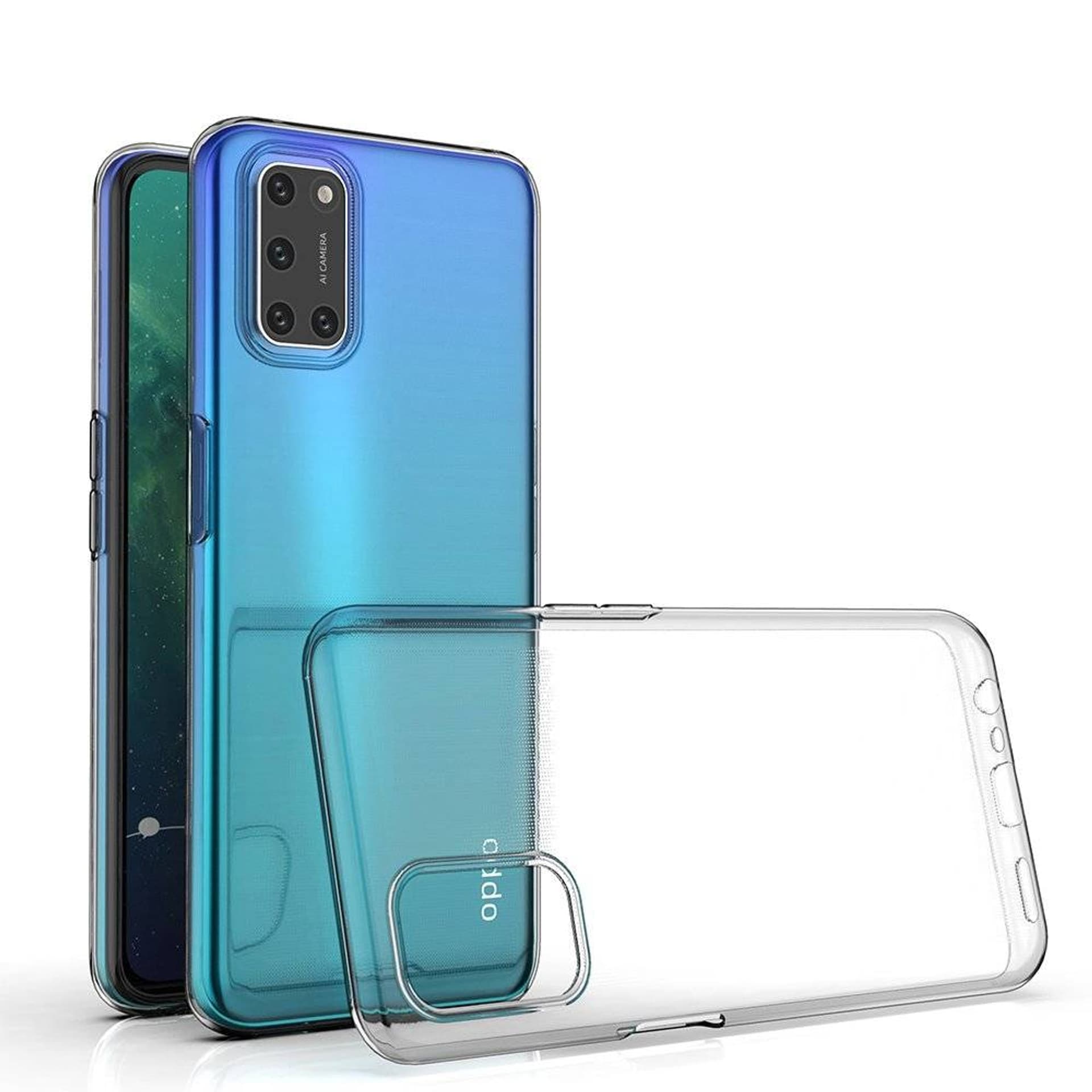 

Etui OPPO A72 Back Żel transparentne