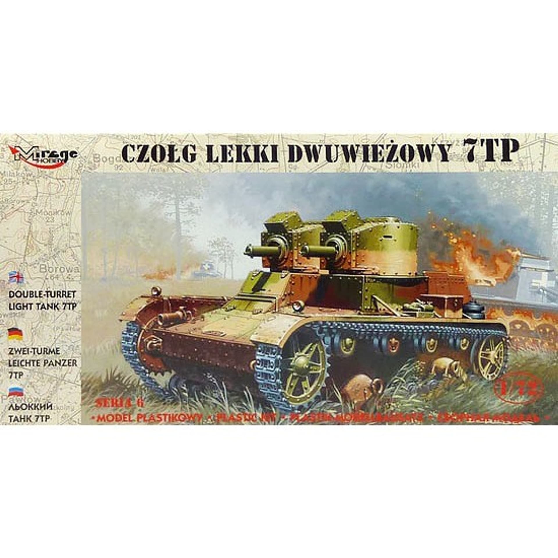 

7TP Polski Lekki Czołg - Dwuwieżowy