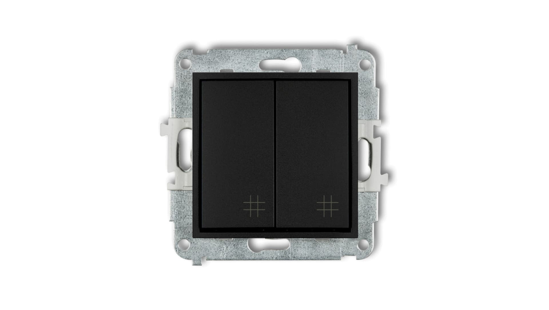 

Mechanizm łącznika podwójnego krzyżowego Karlik Mini 12MWP-66 czarny mat