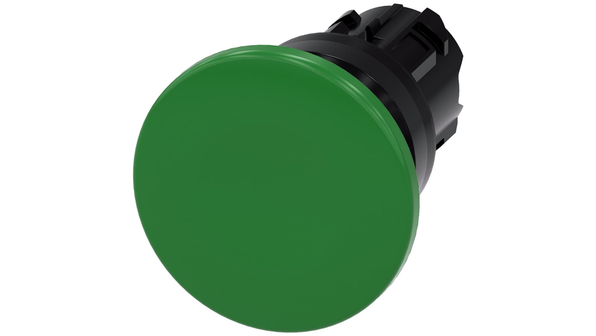 

Przycisk grzybkowy 22mm okrągły tworzywo zielony 40mm z samopowrotem 3SU1000-1BD40-0AA0