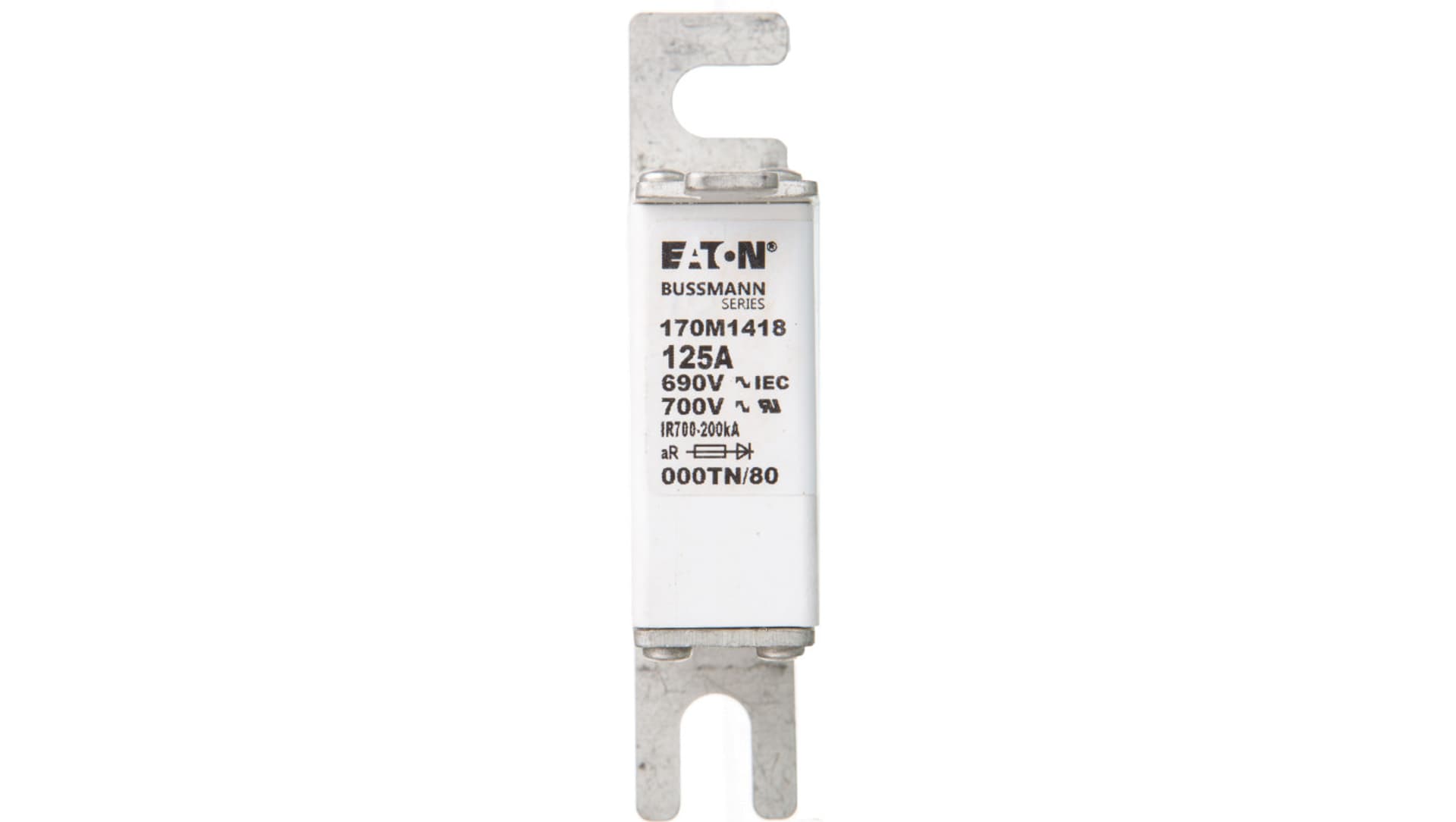 

Wkładka bezpiecznikowa NH000 125A aR 690V 170M1418
