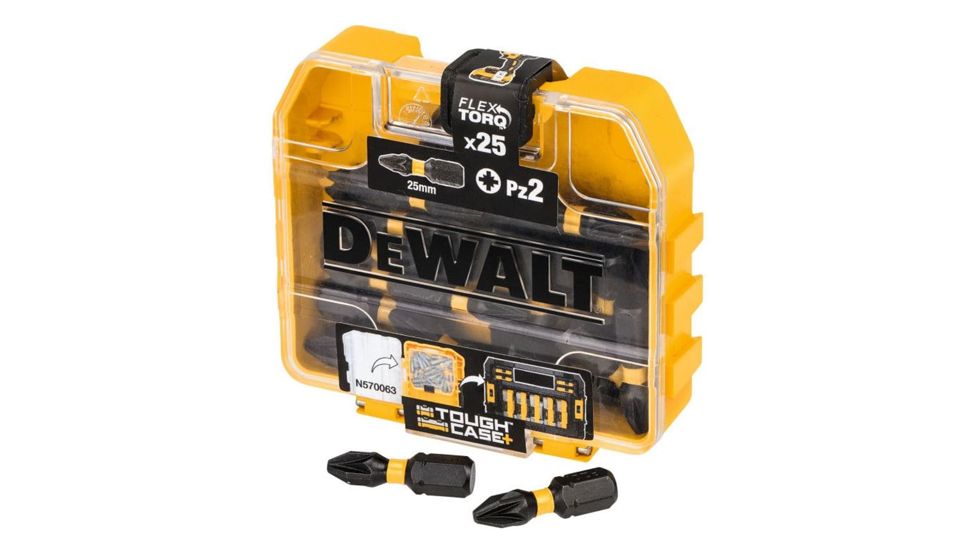 

Zestaw bitów Pz2 25mm Torsion TicTac DT70556T-QZ /25szt./
