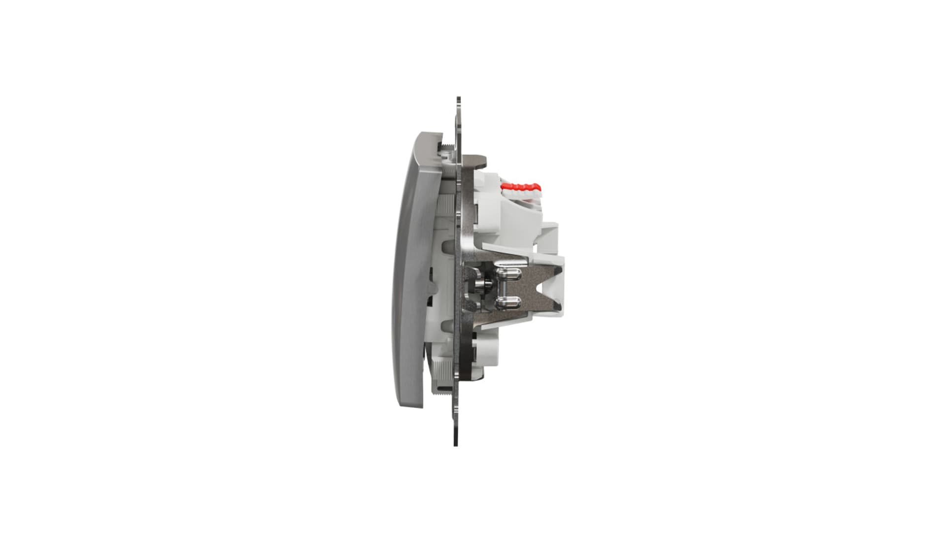 

Schneider Electric, Sedna Design i Elements, Łącznik 1-biegunowy, srebrne aluminium, SDD113101