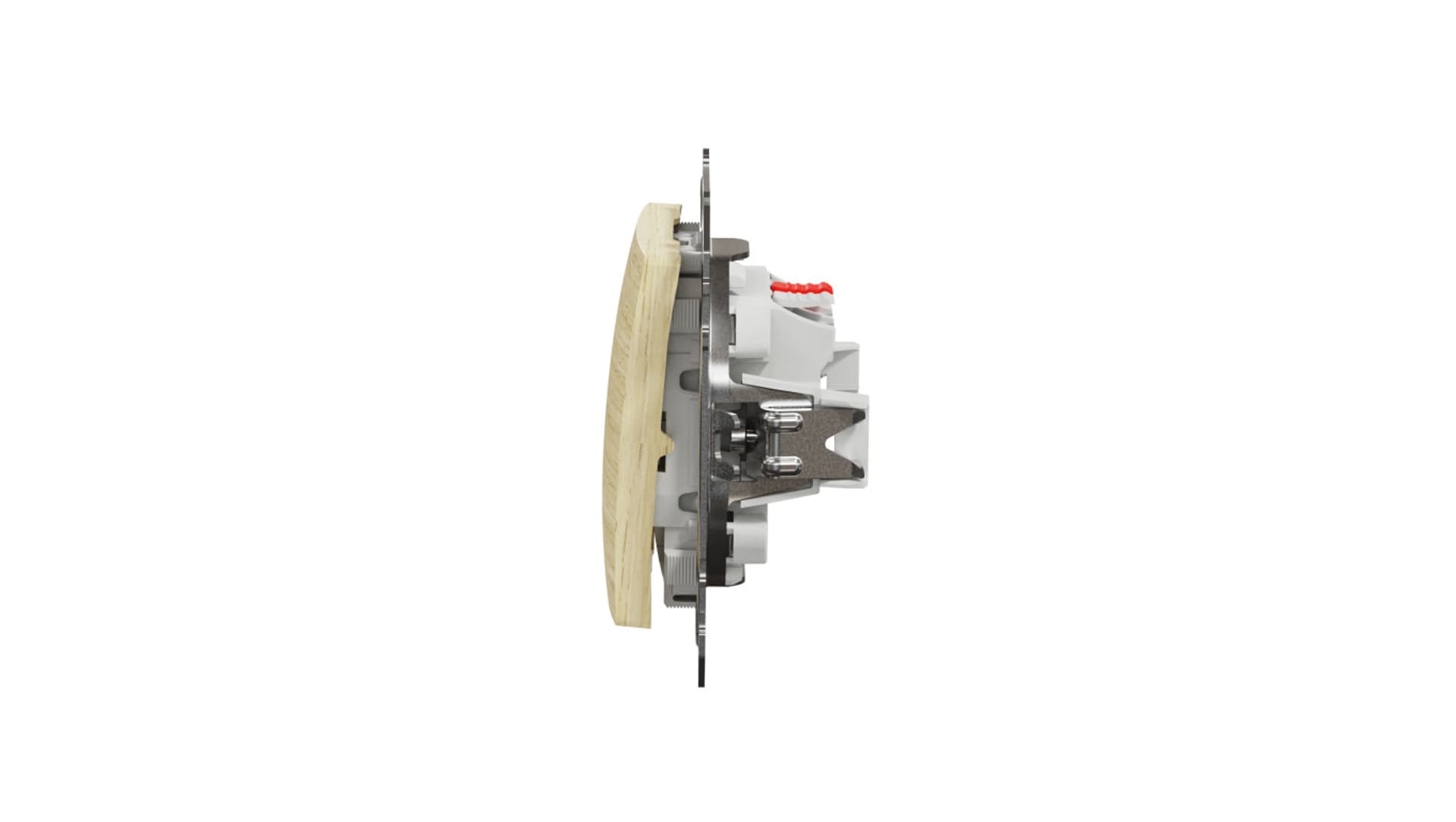 

Schneider Electric, Sedna Design i Elements, Łącznik 1-biegunowy, brzoza, efekt drewna, SDD180101