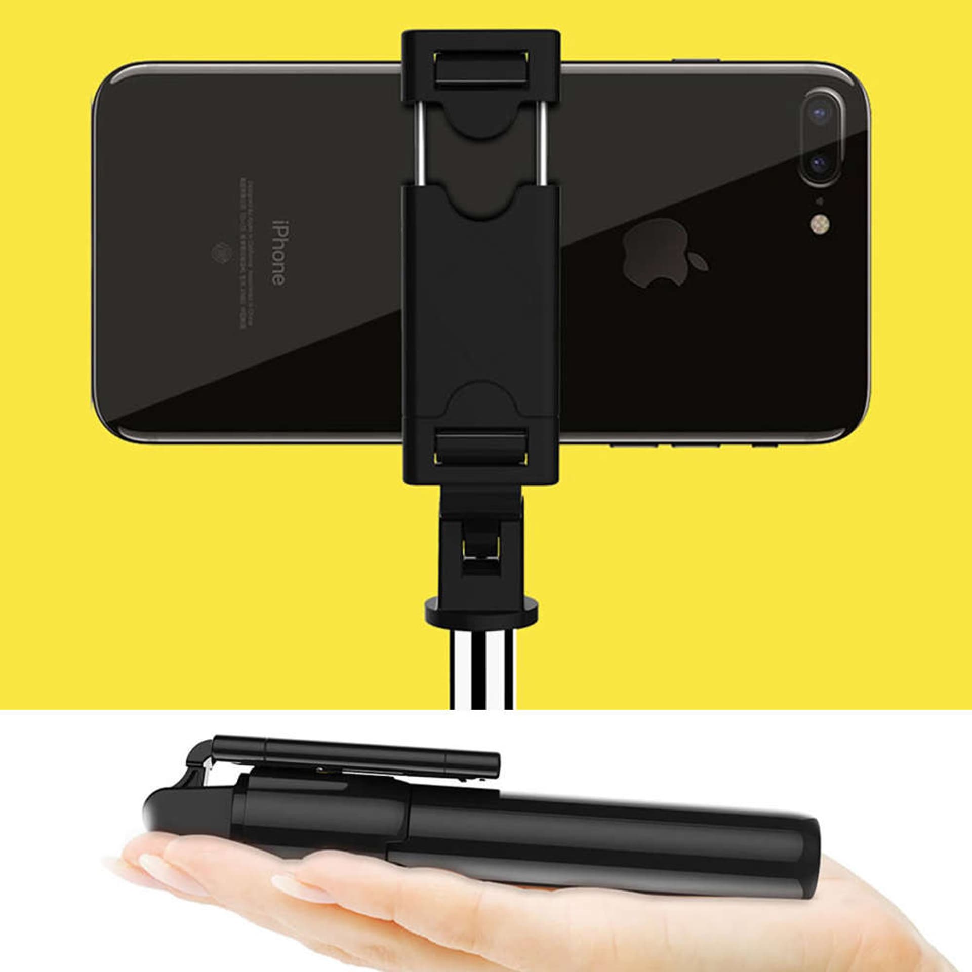 

Selfie stick Tripod statyw uchwyt na telefon kijek do zdjęć selfie pilot Bluetooth czarny