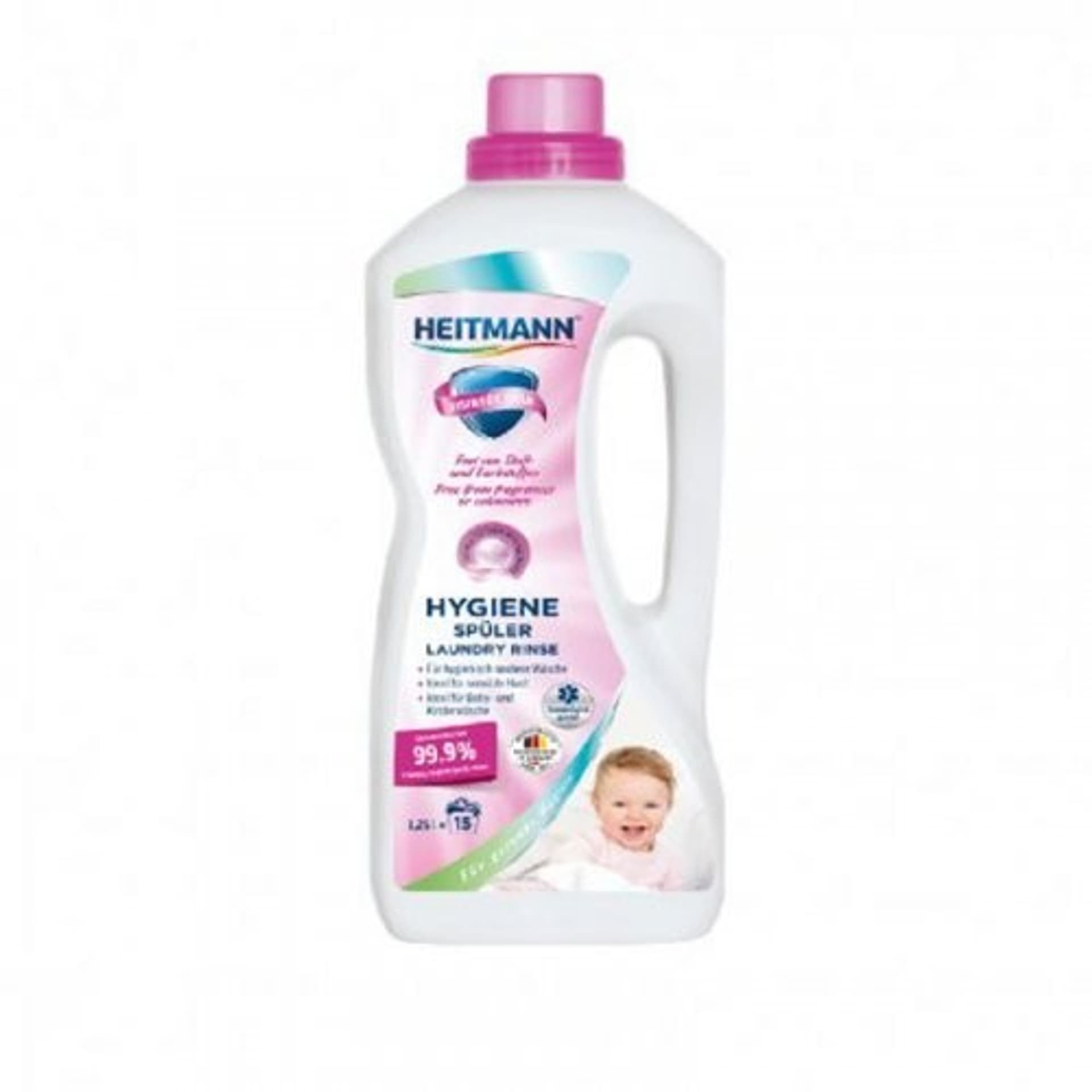 

HEITMANN Płyn do płukania tkanin 1250ml dezynfekujący sensitiv