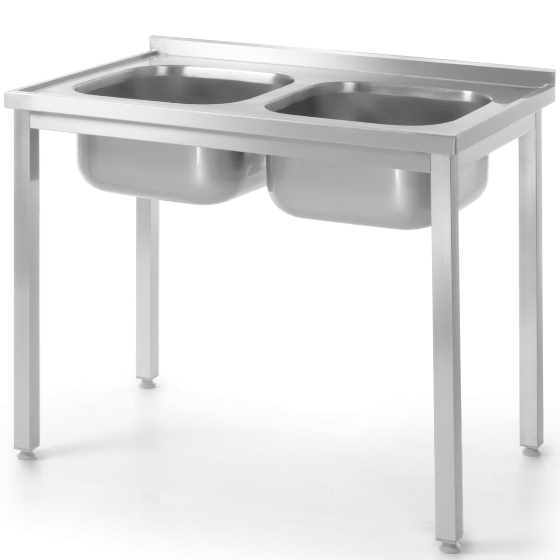 

Basen zlew dwukomorowy Budget Line STAL 1000 x 600 x 850 cm - Hendi 817049