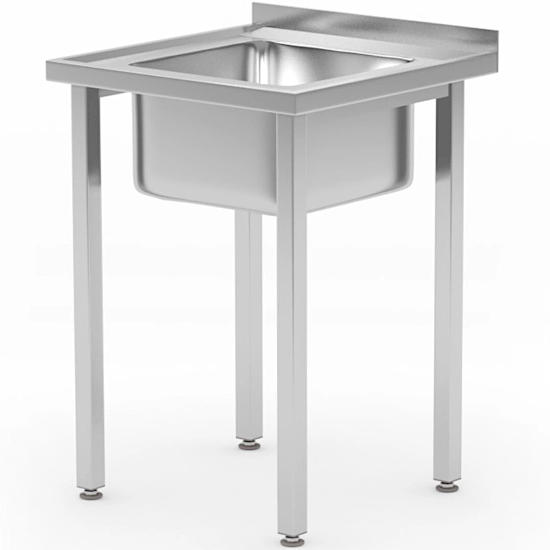 

Basen zlew jednokomorowy Budget Line STAL 600 x 600 x 850 cm - Hendi 816752