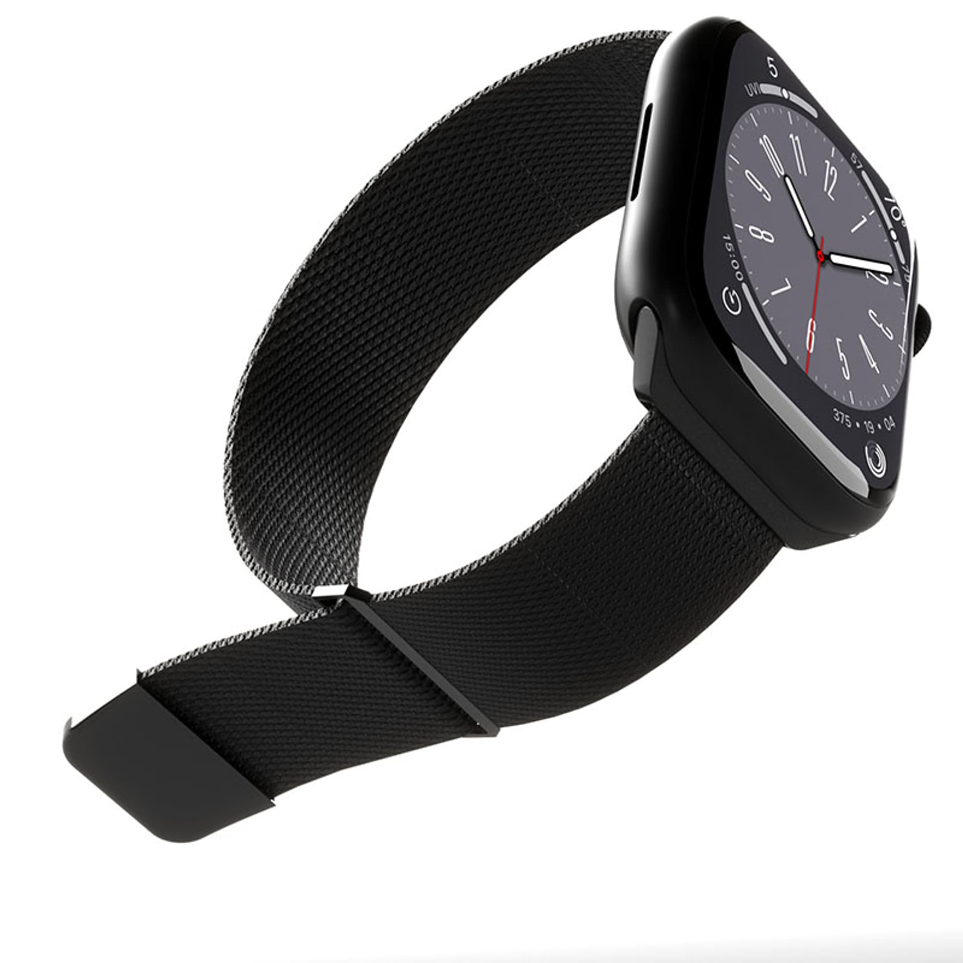 

Puro Milanese Magnetic Band - Pasek ze stali nierdzewnej do Apple Watch 42/44/45/49 mm (czarny)