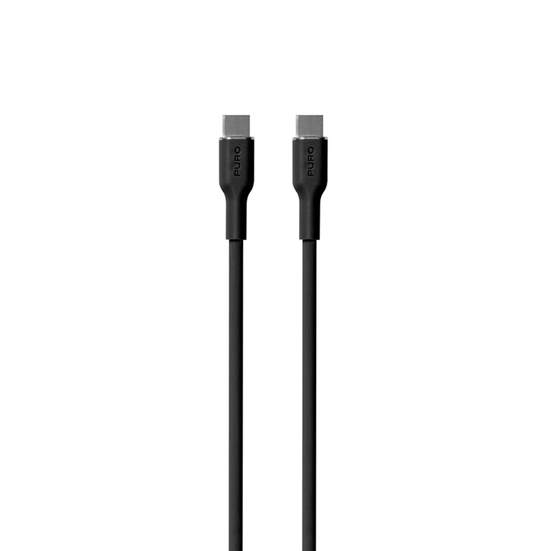 

PURO ICON Soft Cable – Kabel USB-C do USB-C 1.5 m (Black)