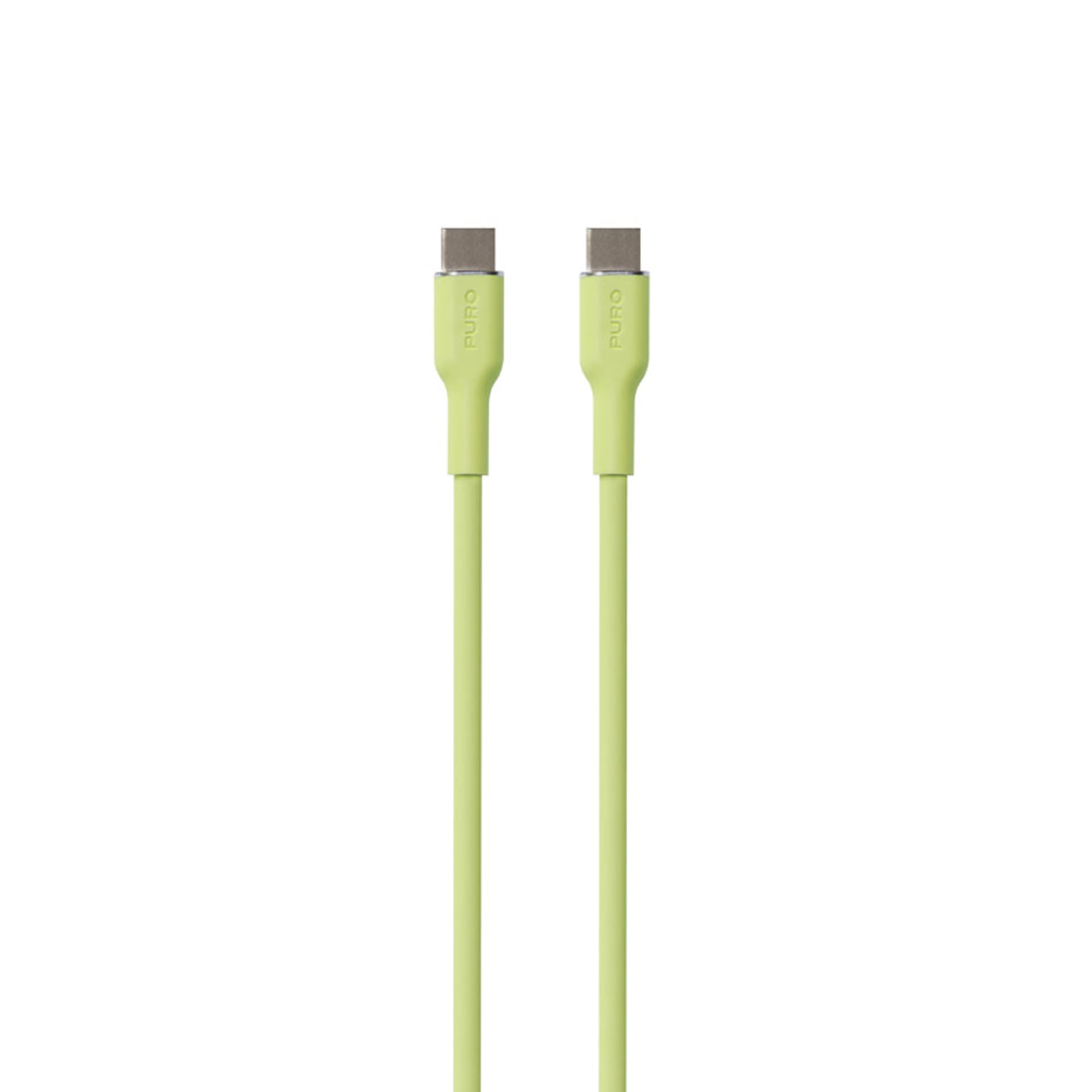 

PURO ICON Soft Cable – Kabel USB-C do USB-C 1.5 m (Matcha Green)