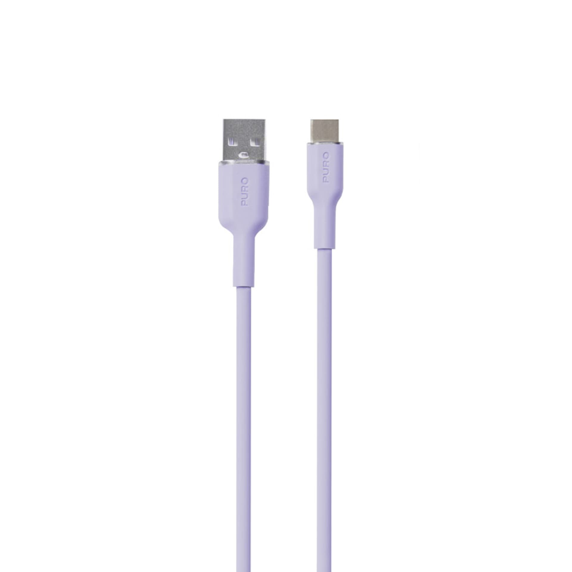 

PURO ICON Soft Cable – Kabel USB-A do USB-C 1.5 m (Tech Lavender)