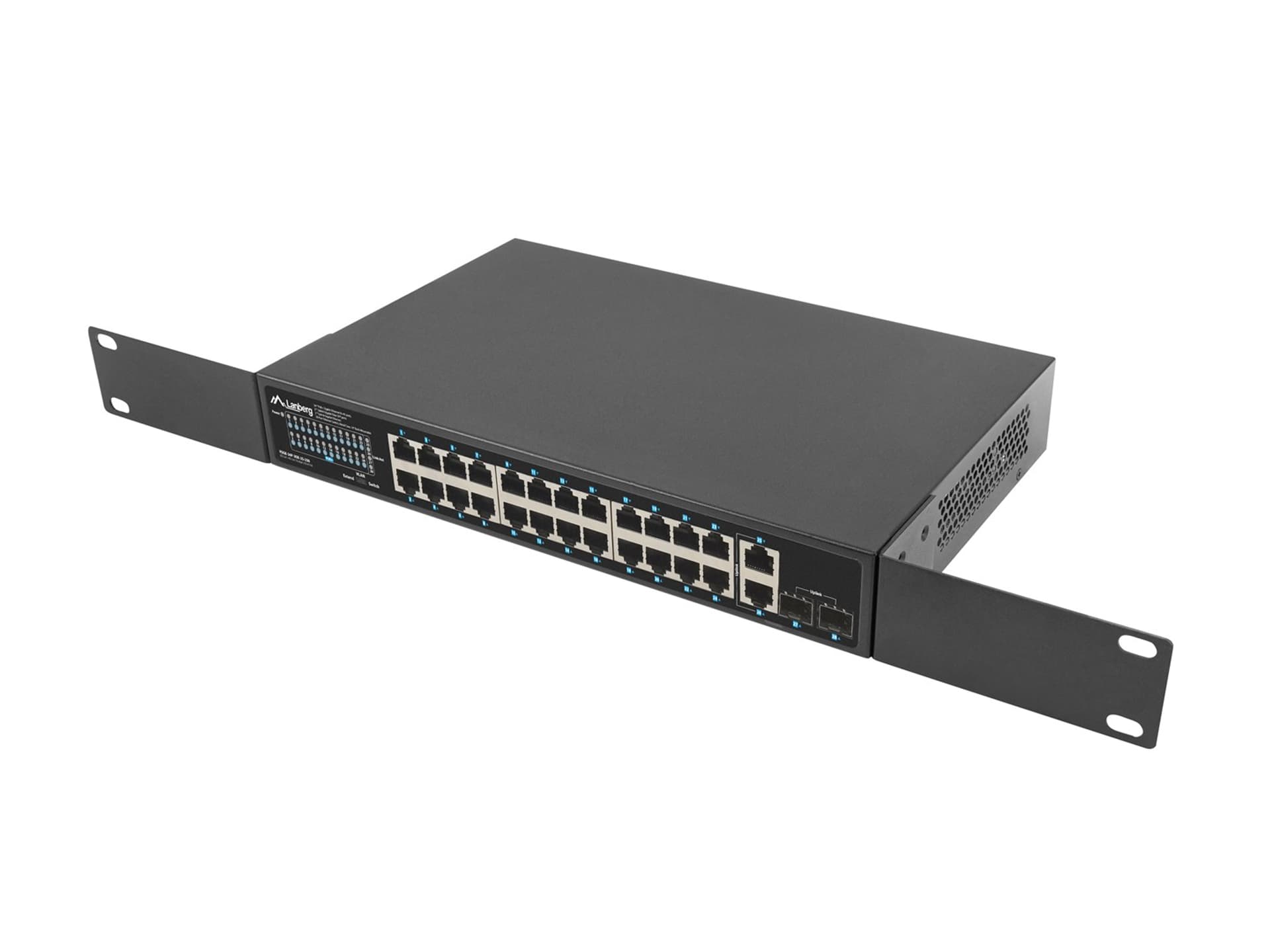 

LANBERG SWITCH POE RACK 19" 24X 1GB POE+/2X GB/2X SFP 250W RSGE-24P-2GE-2S-250