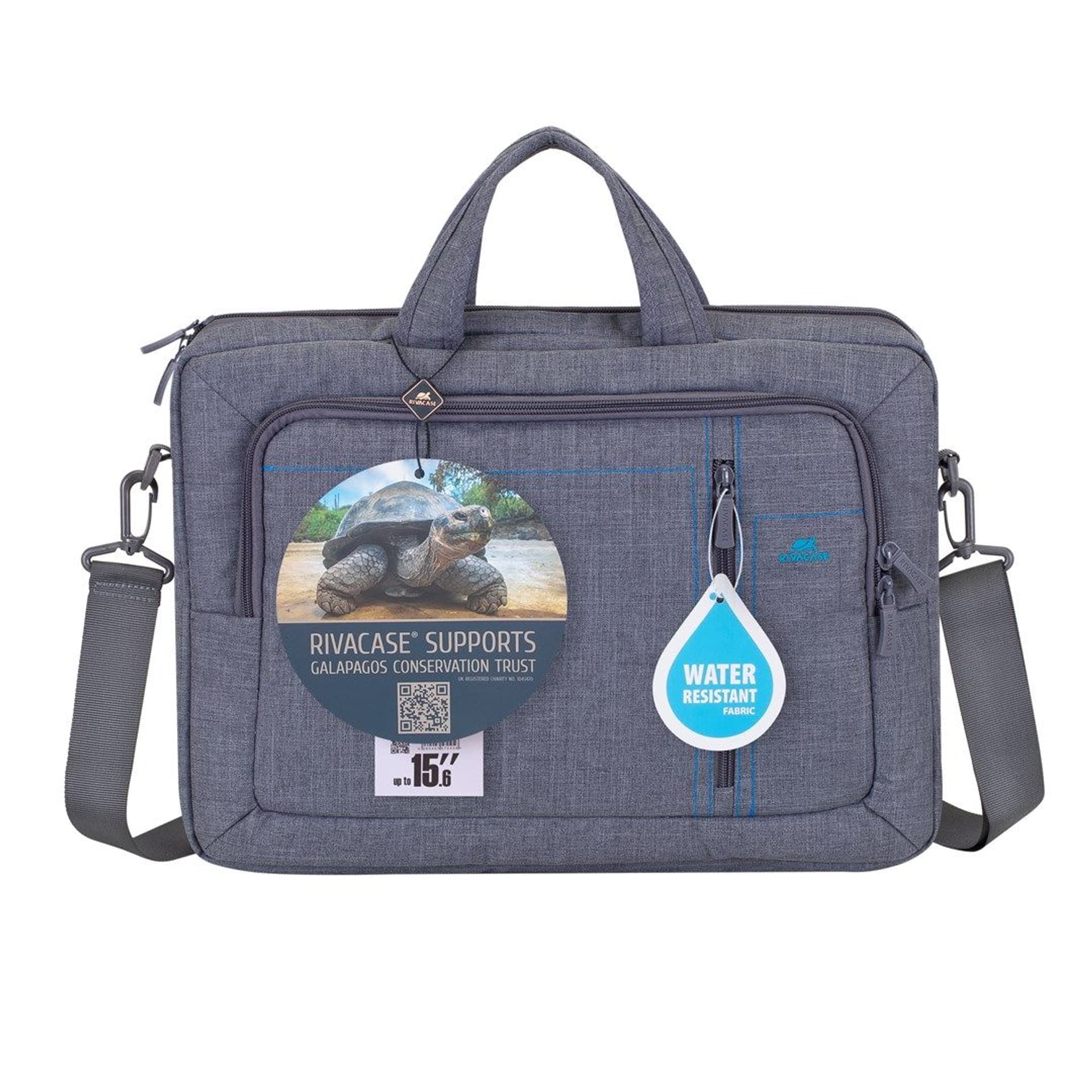 

RIVACASE TORBA NA LAPTOP 15,6" ALPENDORF, SZARA, Z MATERIAŁU WODOODPORNEGO