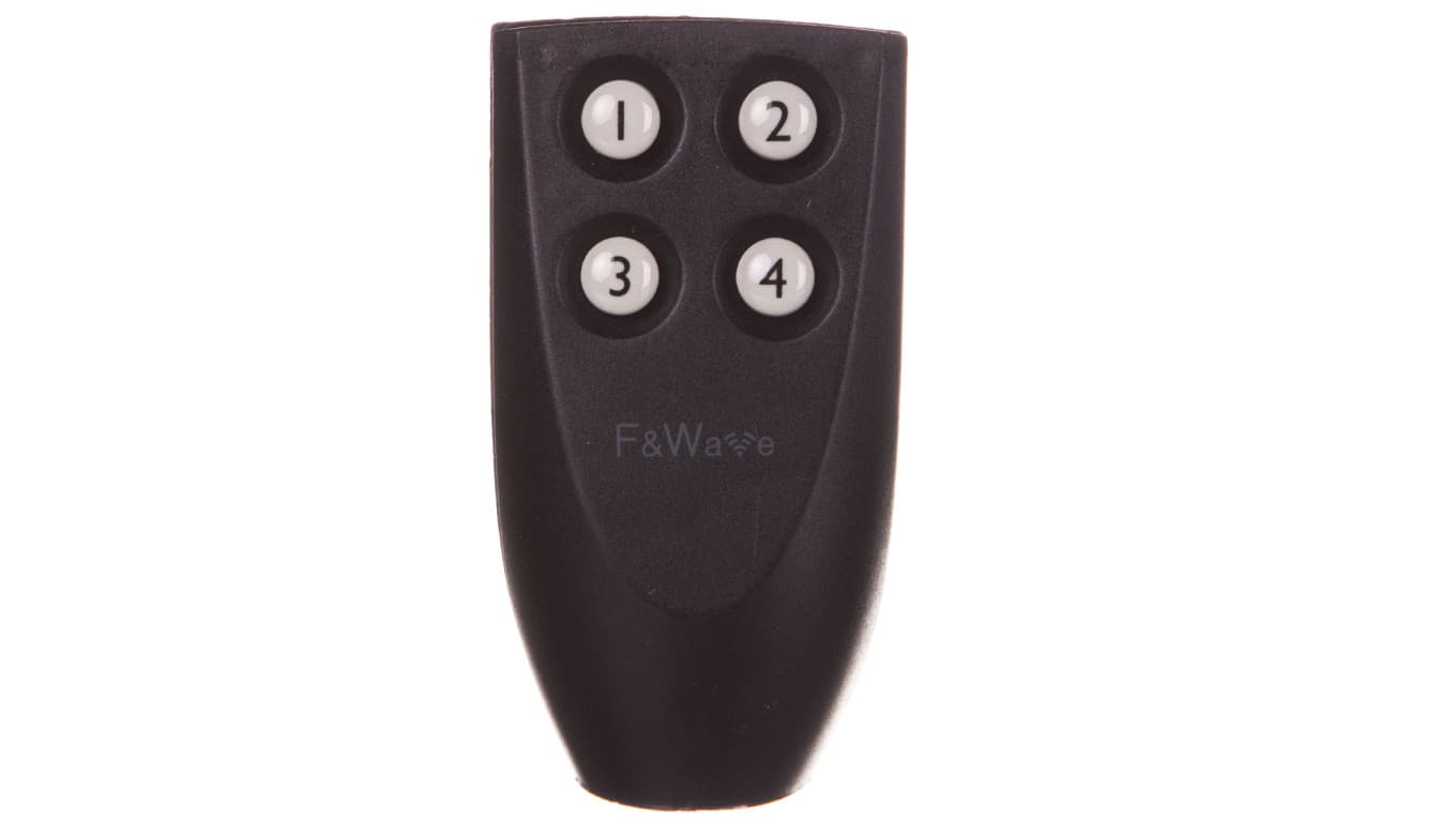 

Pilot sterowania radiowego 4-przyciskowy zasilanie 3V, bateria CR2032 FiWave FW-RC4