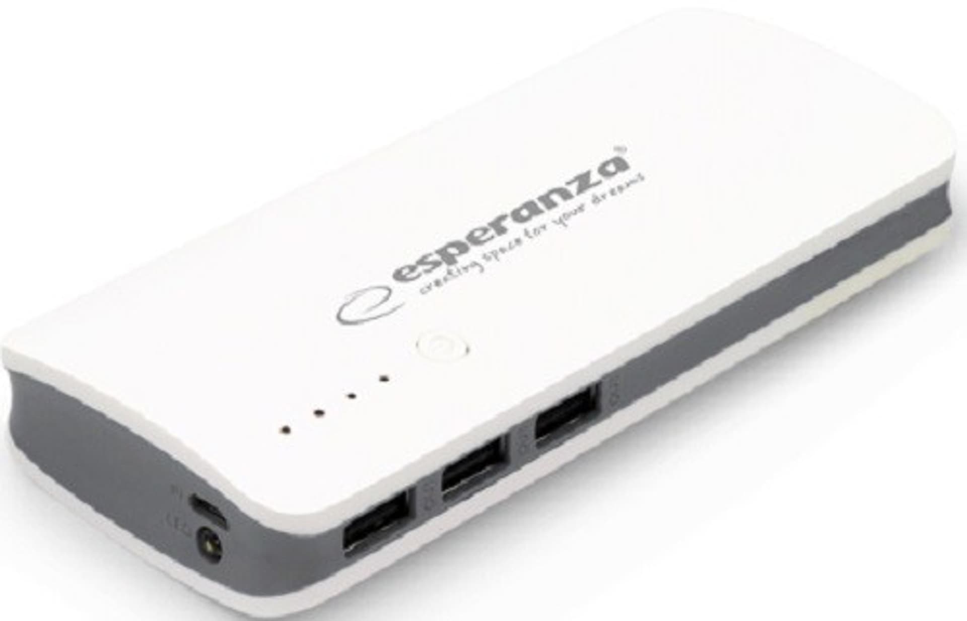 

EMP106WE Power Bank 8000mAh Radium biało-szary Esperanza
