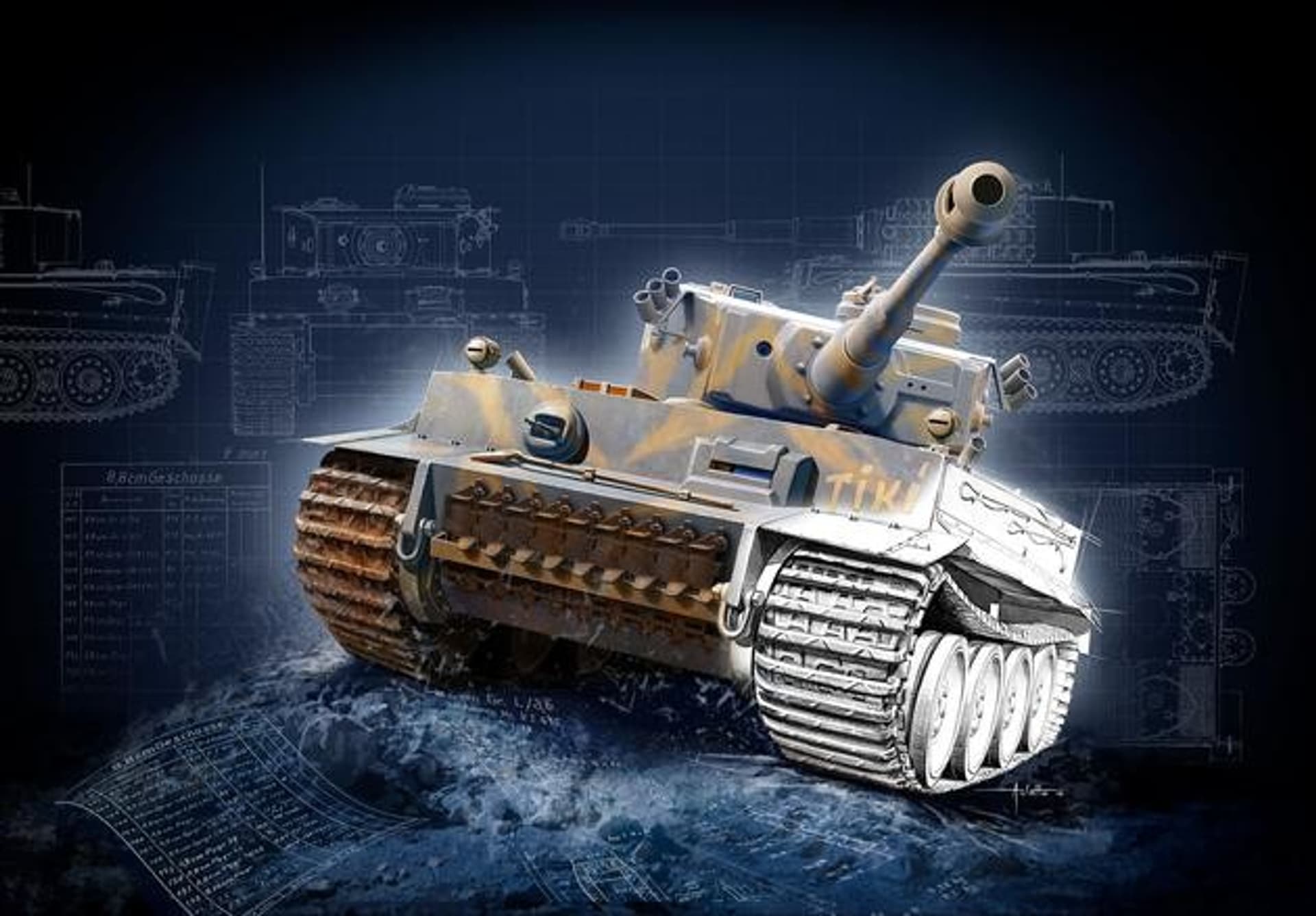 

Zestaw upominkowy Model plastikowy 75 Years Tiger I