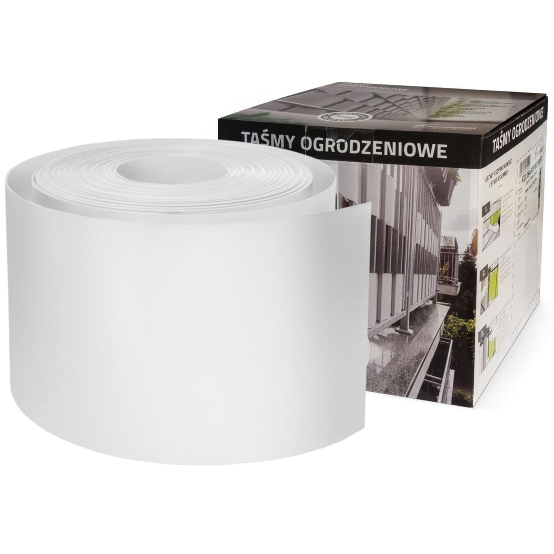 

Taśma ogrodzeniowa 26mb Thermoplast BASIC 190mm BIAŁA