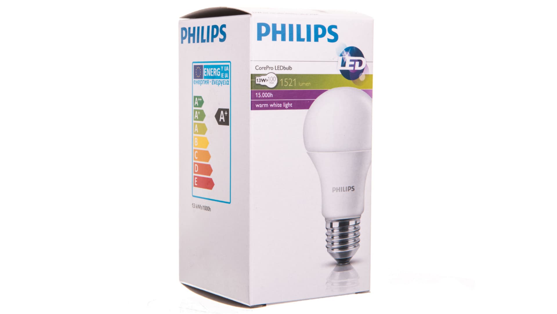 

Żarówka LED E27 Philips CorePro LEDbulb 13.5-100W 827 1521lm (odpowiednik 100W) 8718696490747, Odpowiednik 100w) 871869649074