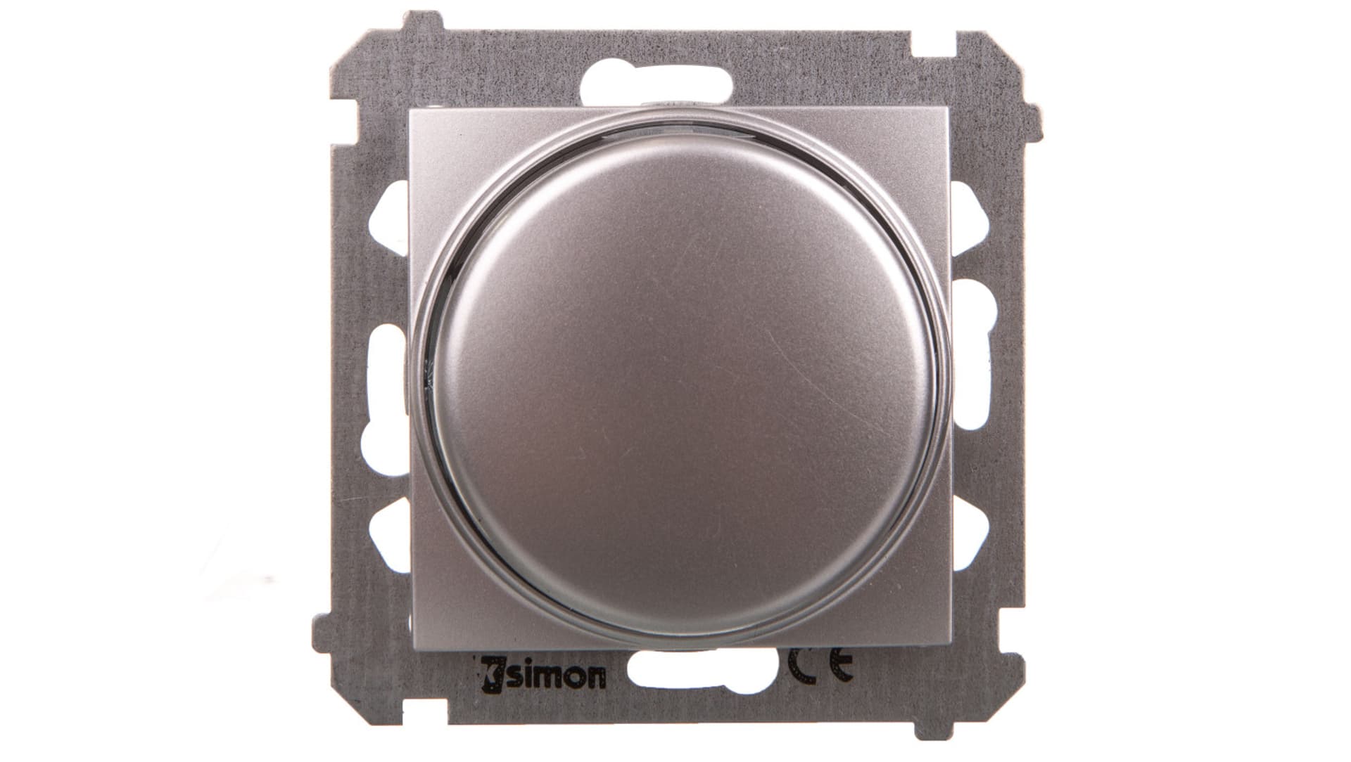 

Simon 54 Premium Ściemniacz obrotowy do LED ściemnialnych 230 V 2–250 W srebrny mat DS9L.01/43