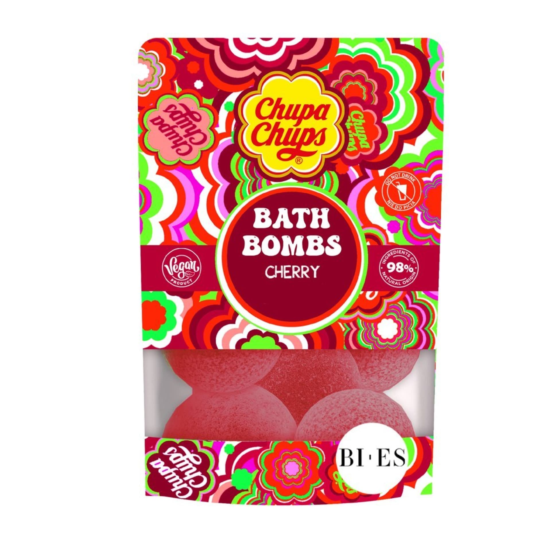 

Bi-es Kids Musujące Kule do kąpieli Chupa Chups - Cherry 1op.