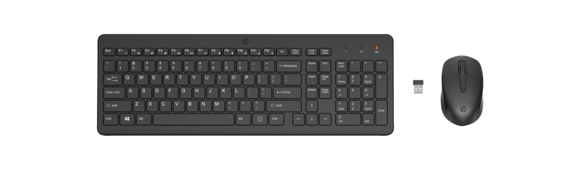 

Zestaw bezprzewodowy klawiatura i mysz HP 330 (czarny)