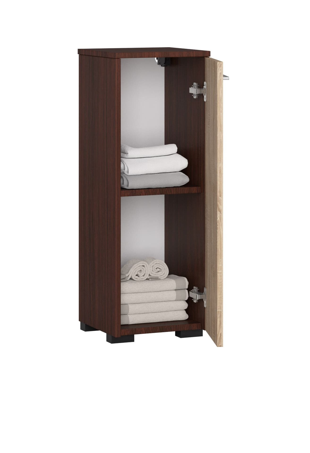 

SZAFKA STOJĄCA ŁAZIENKA FIN S30 1D WENGE / SONOMA
