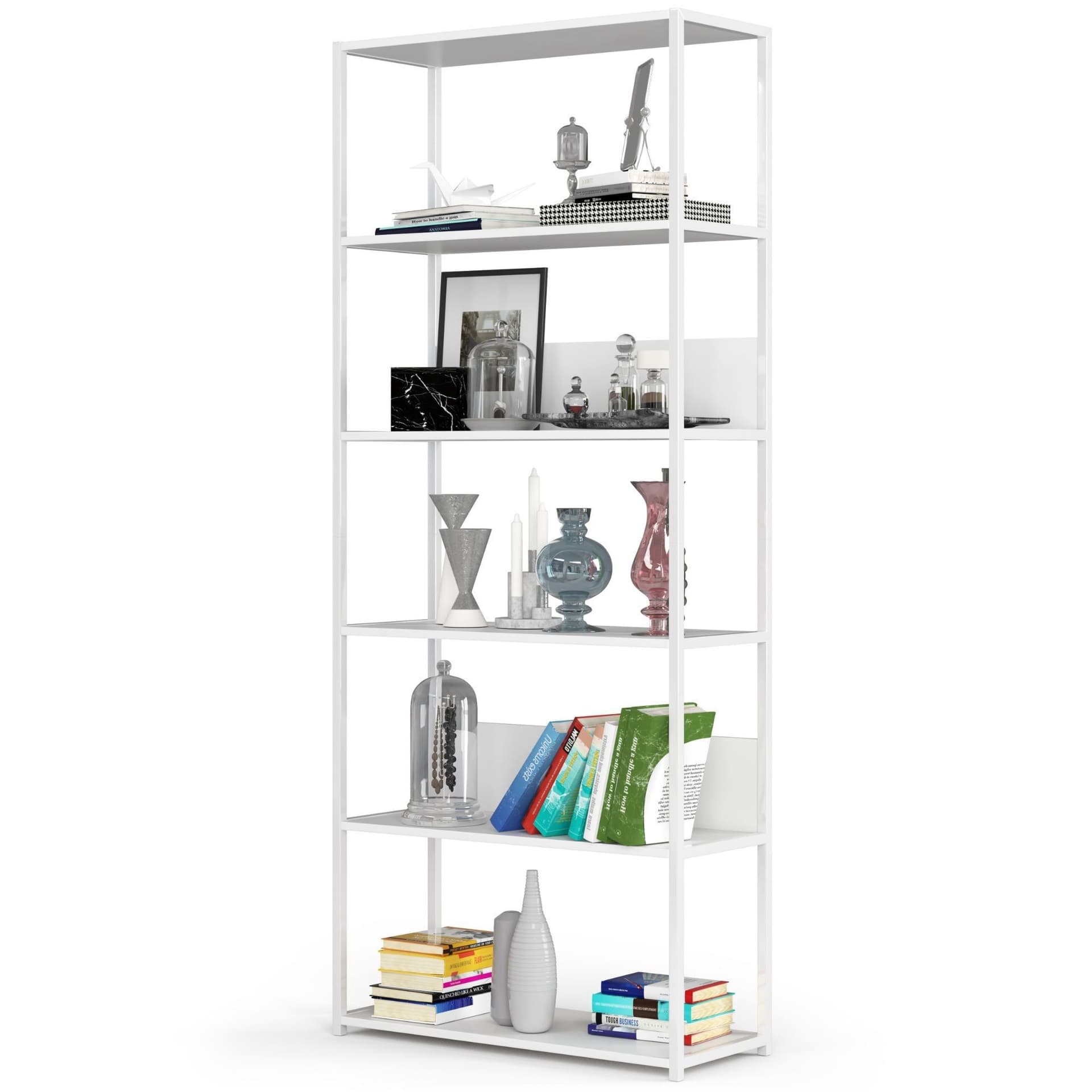 

REGAŁ METALOWY LOFT 800 BIAŁY/BIAŁY