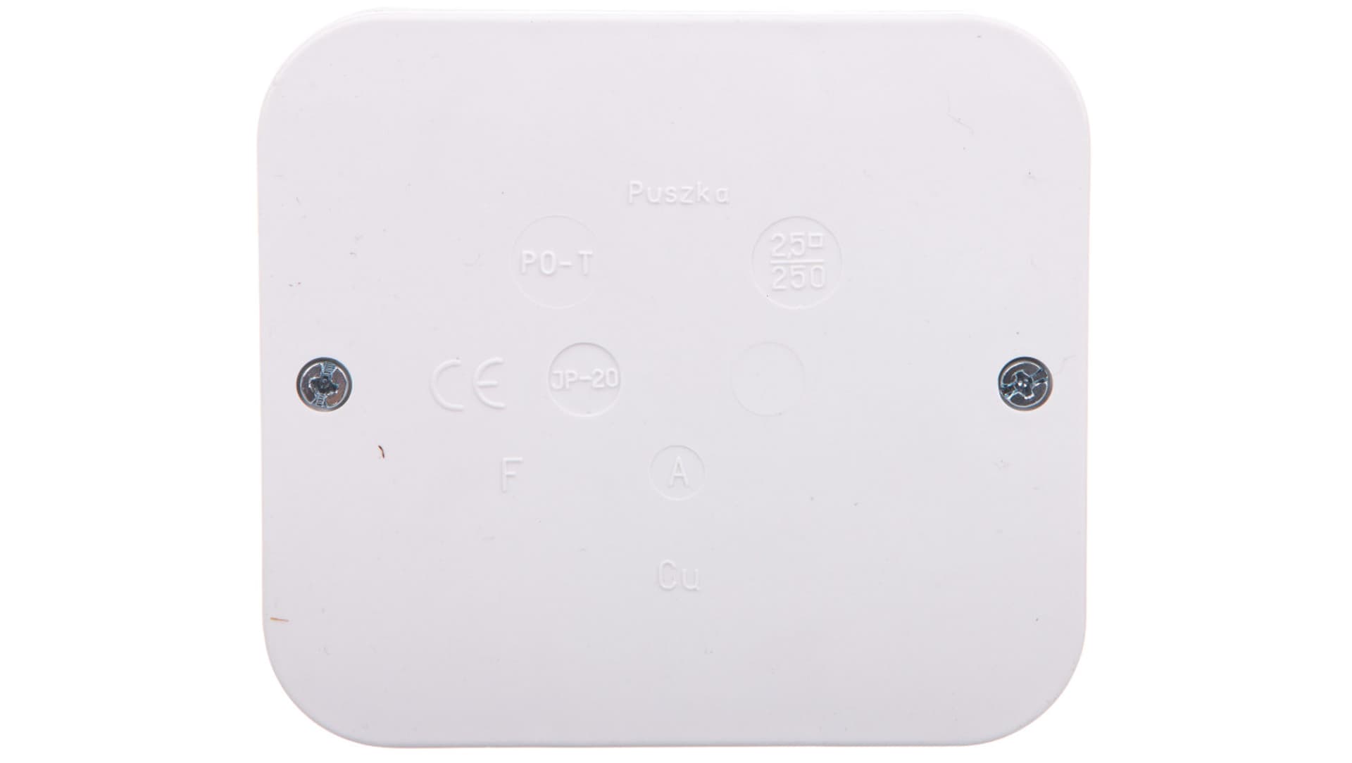 

Puszka hermetyczna 5x2,5mm2 90x80x24 IP20 biała POT