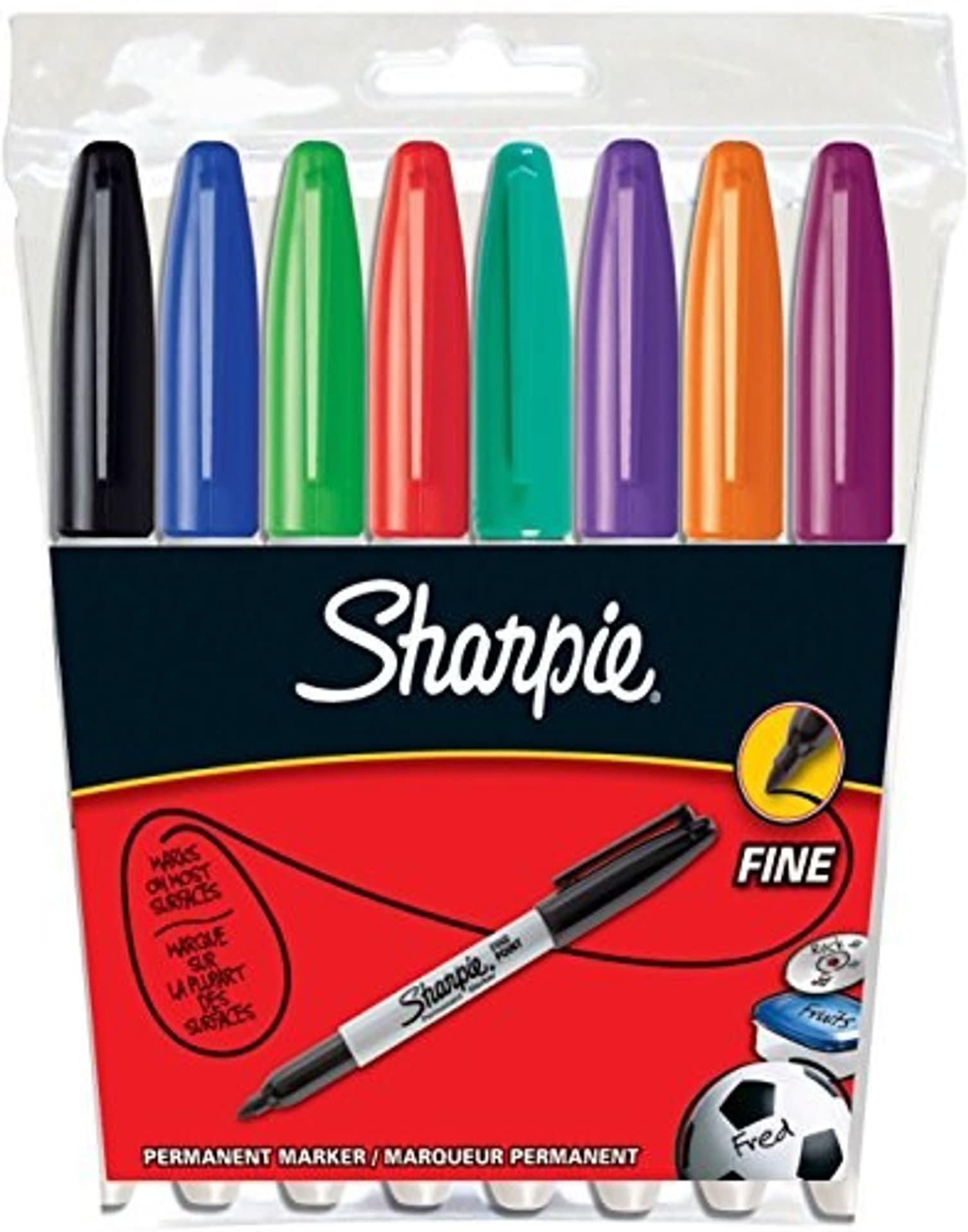 

Sharpie-zestaw markerów permanentnych FINE 8 kolorów