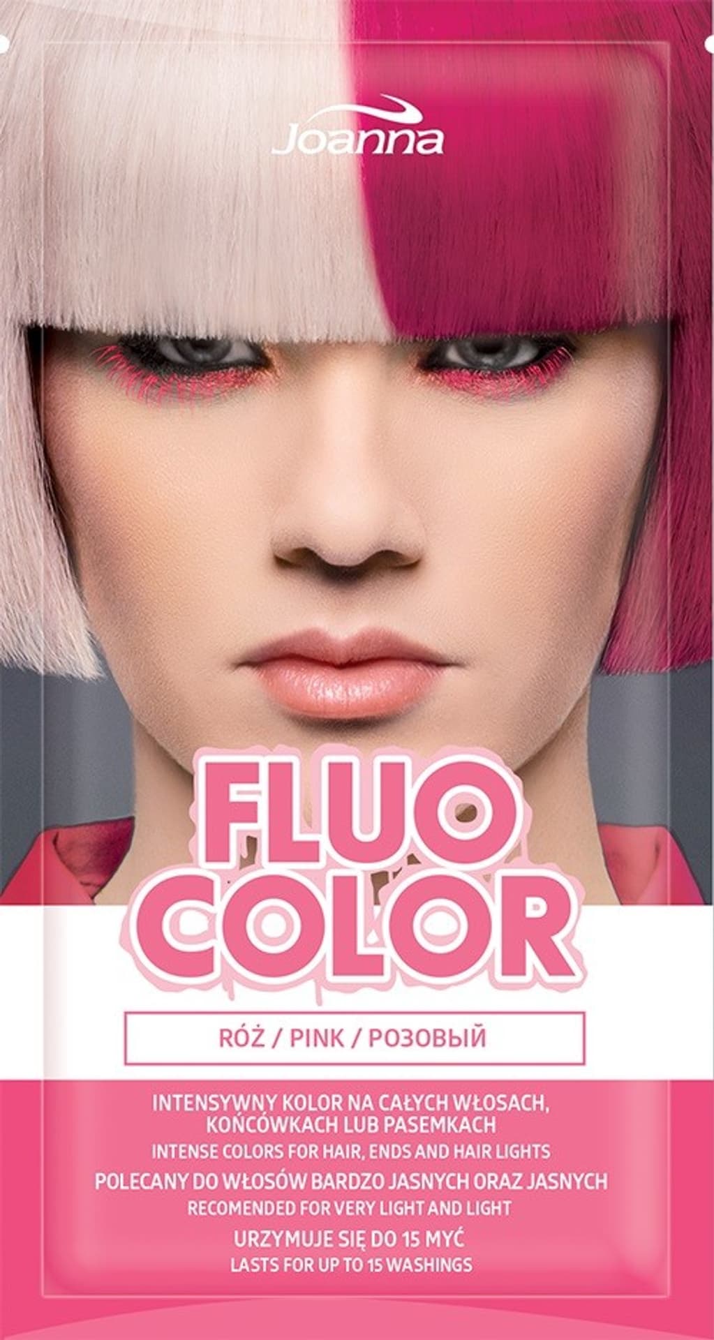 

Joanna Fluo Color szamponetka koloryzująca Róż 35g