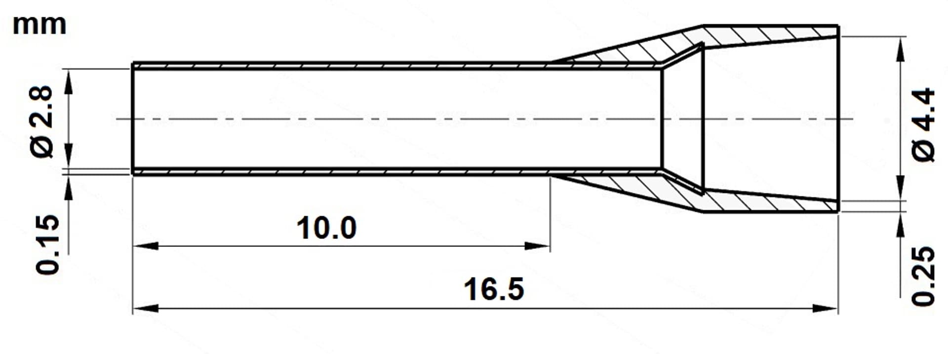 

TULEJKA KABLOWA TUL-4/10/DIN-G*P100