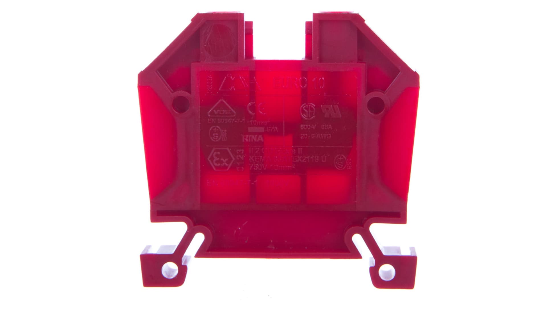 

Złączka szynowa 2-przewodowa 10mm2 czerwona EURO 10/35 43402RD