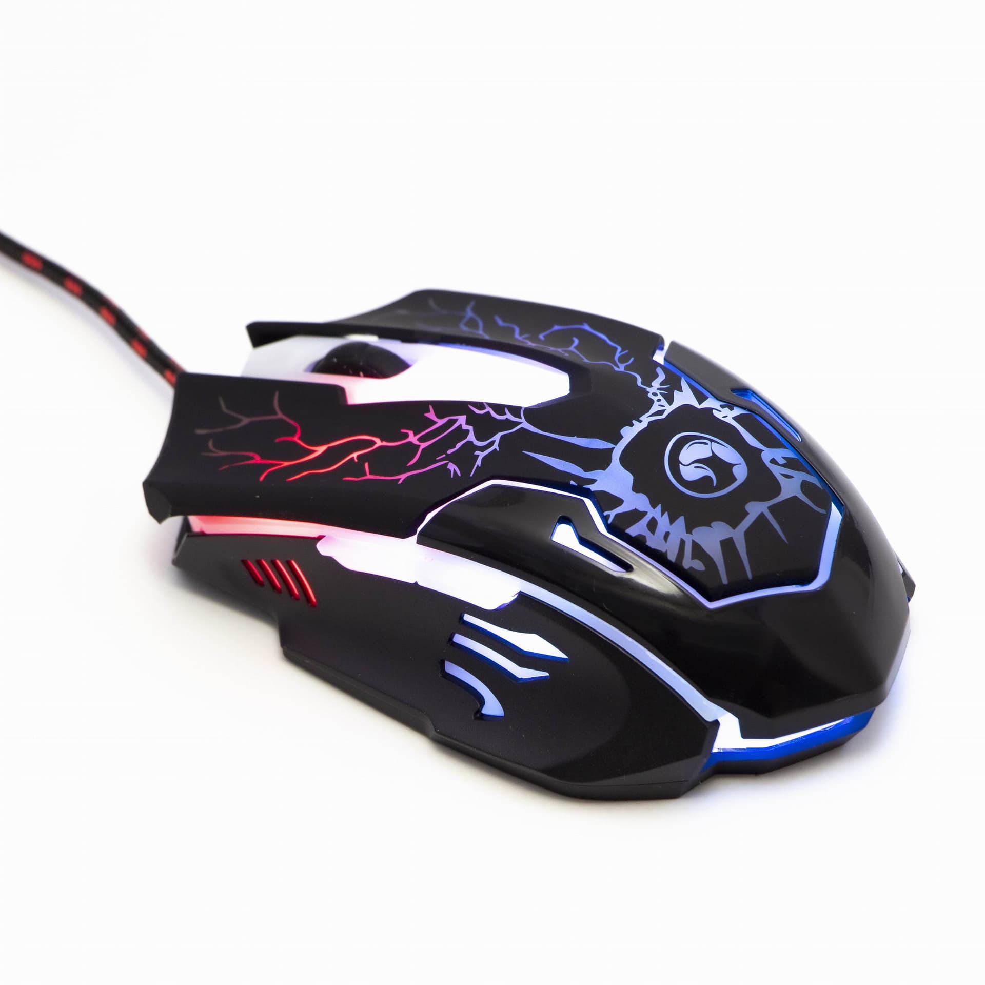 

Marvo KM400, zestaw klawiatura + mysz i podkładka dla graczy, US, do gry, membranowa rodzaj przewodowa (USB), czarna, podświetlona, Usb)/czarna/podświetlon