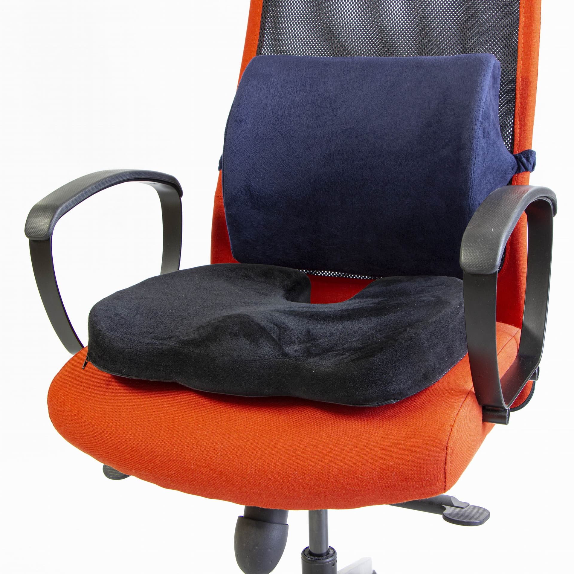 

Ortopedyczna poduszka, plastikowa końcówka odporna na nacisk, ergonomiczna, czarny, pianka z efektem pamięci, Powerton