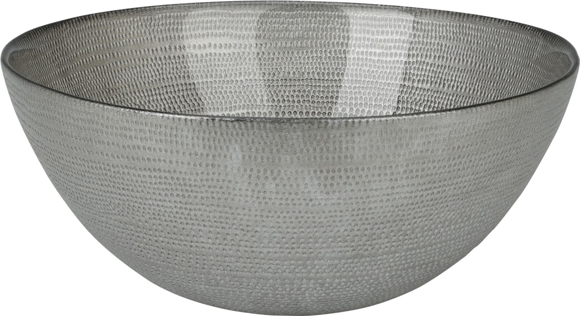 

MISKA SZKLANA ŚREDNICA 21CM SREBRNA