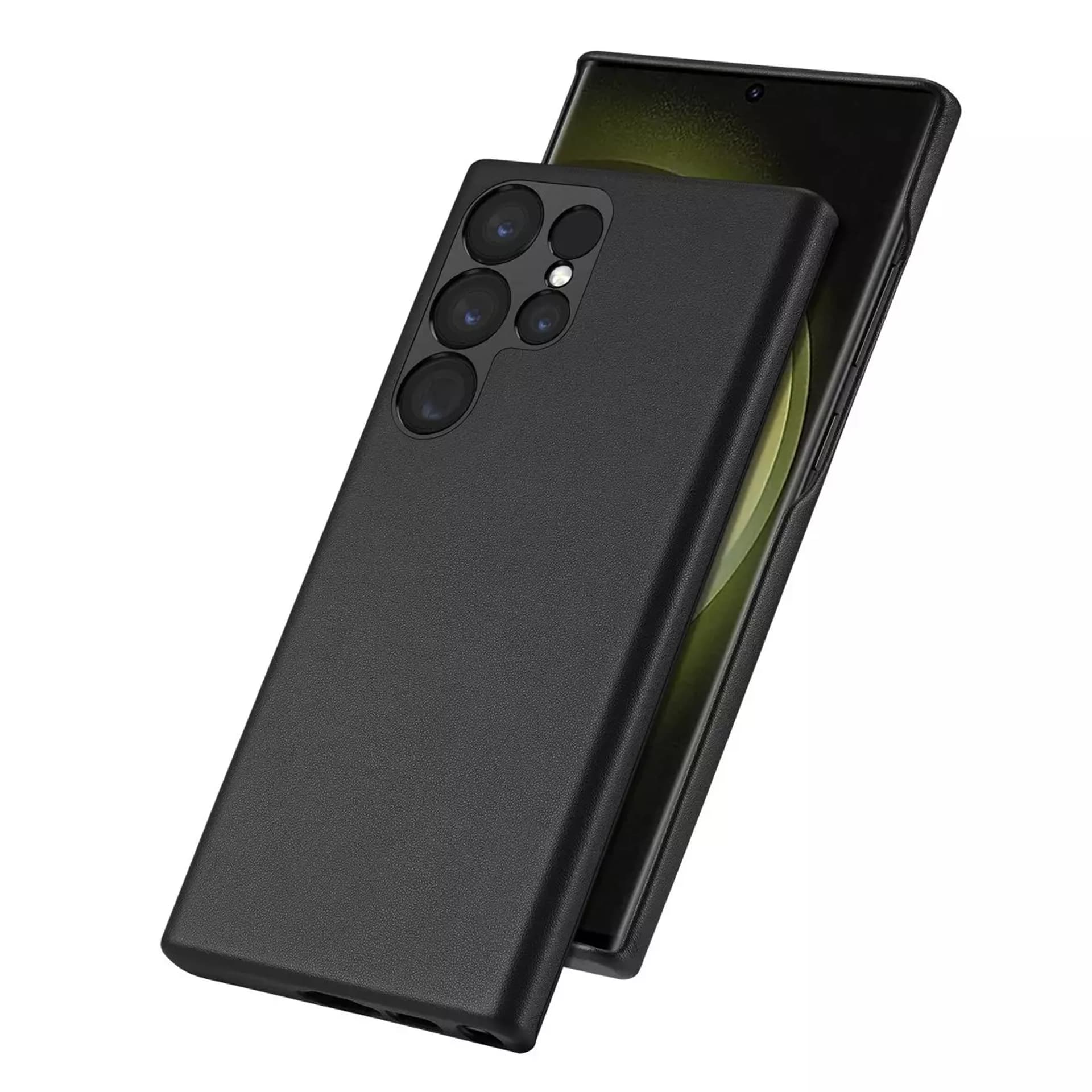 

Dux Ducis Grit etui Samsung Galaxy S23 Ultra elegancki pokrowiec ze sztucznej skóry MagSafe czarne