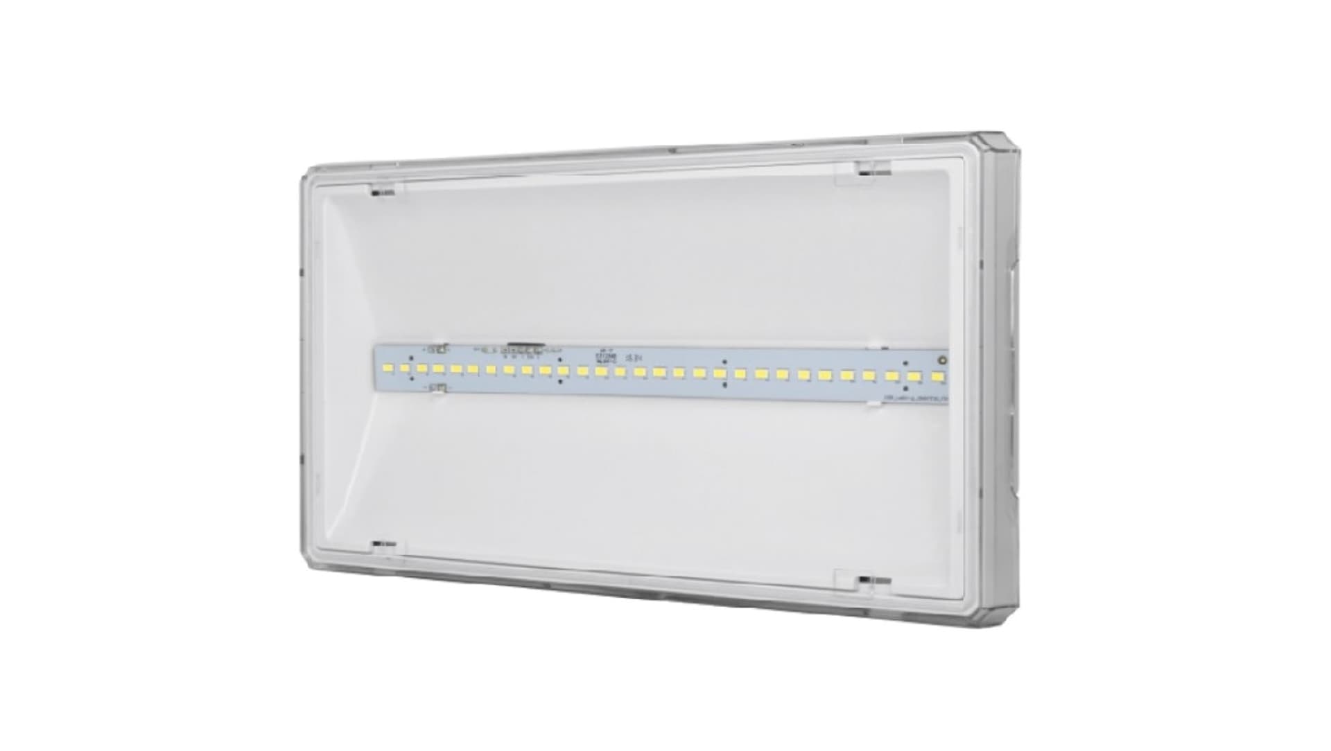 

Oprawa awaryjna EXIT L IP65 LED 6W 850lm 1h jednozadaniowa PT biała ETL/6W/B/1/SE/PT/WH